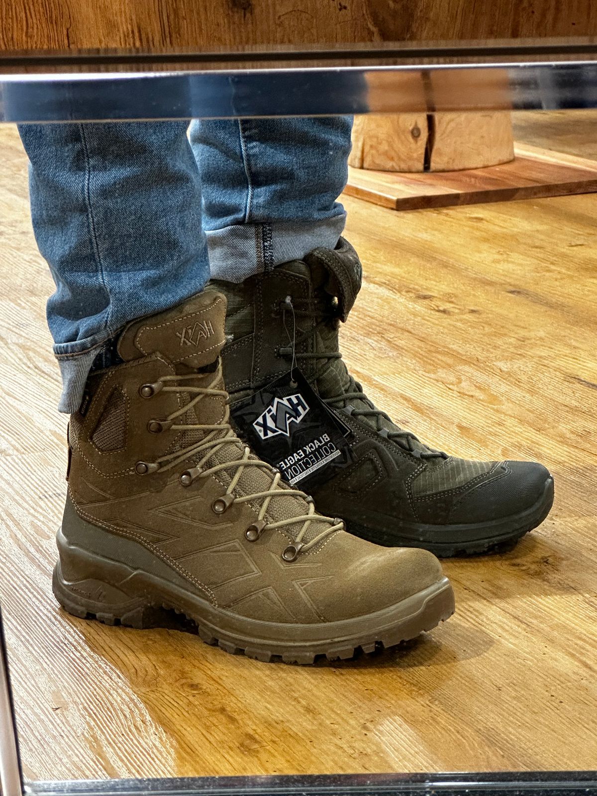 Photo by bene on January 20, 2024 of the HAIX XVENTURE GTX in Cow Split Leather & Gore Tex.