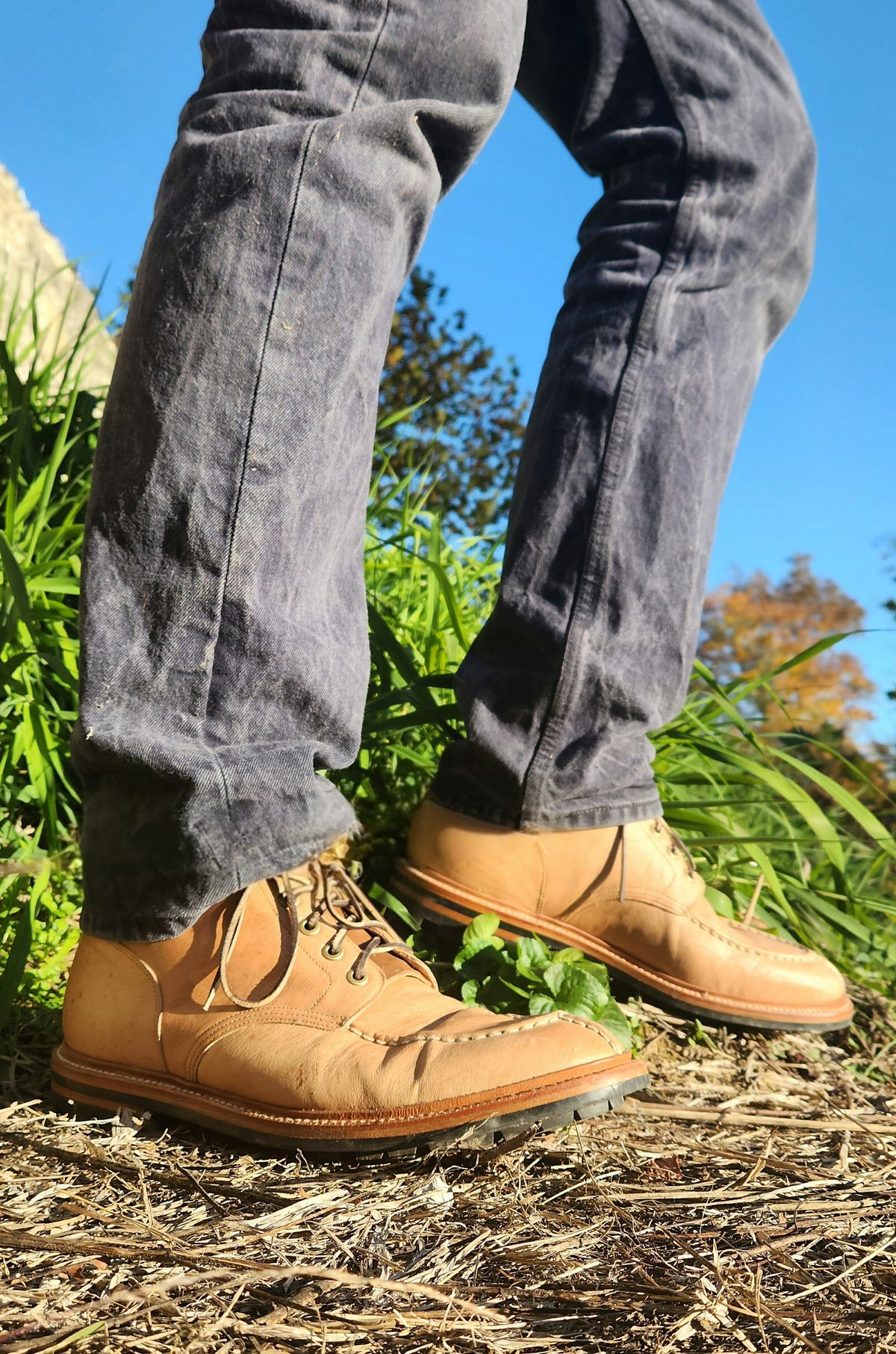 Photo by dizzle_6 on October 20, 2024 of the Grant Stone Ottawa Boot in Incas Natural Kangaroo.