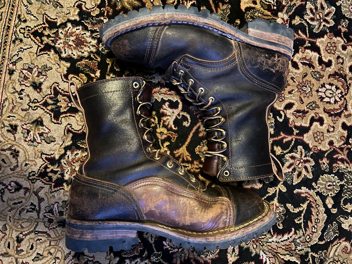 Photo by robmagr on November 6, 2025 of the Nicks x Rose Anvil ND1 in Horween Brown Waxed Flesh.