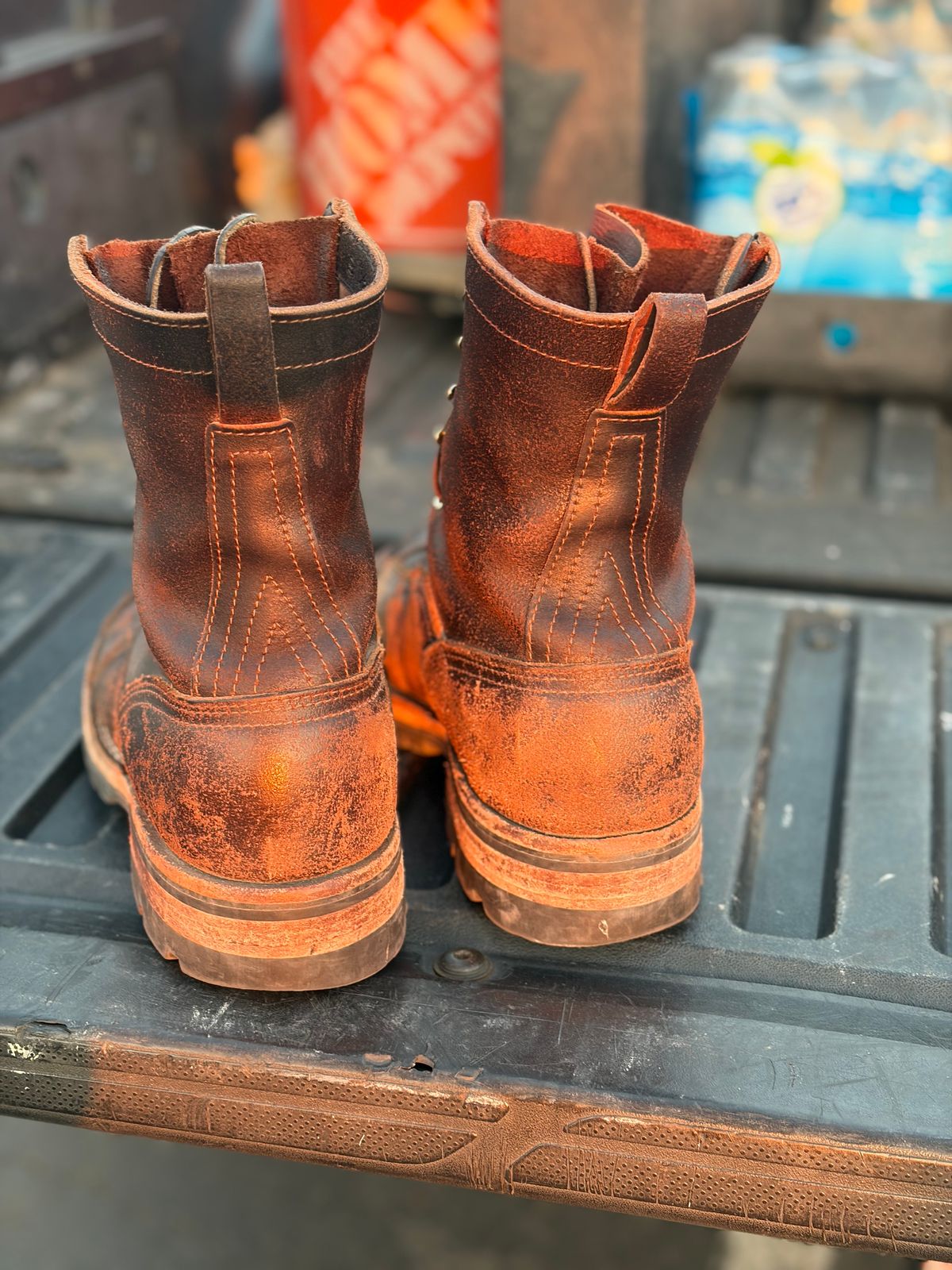Photo by robmagr on February 4, 2026 of the Nicks x Rose Anvil ND1 in Horween Brown Waxed Flesh.