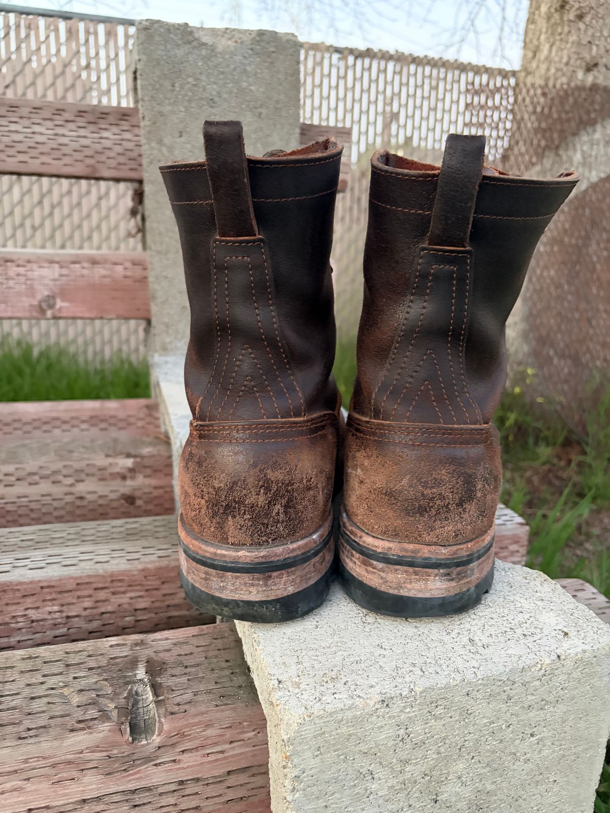 Photo by robmagr on March 3, 2026 of the Nicks x Rose Anvil ND1 in Horween Brown Waxed Flesh.