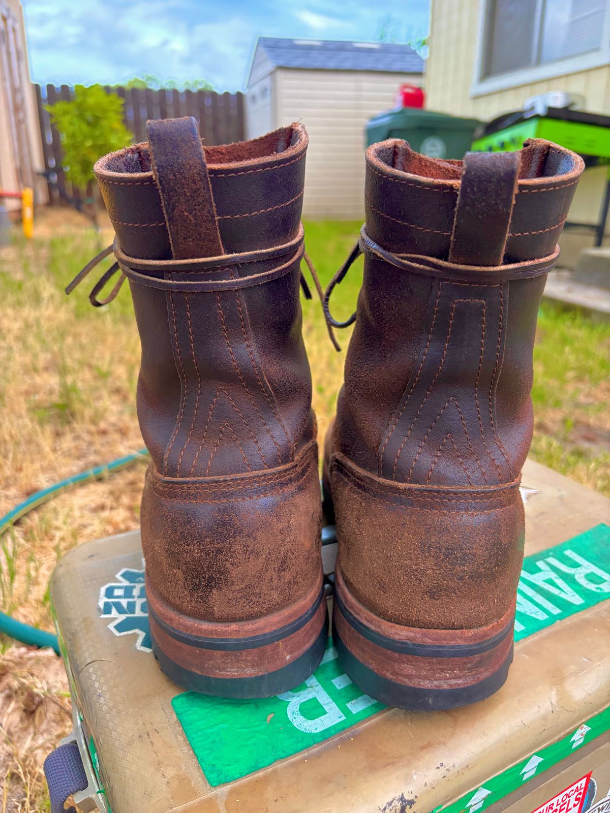 Photo by robmagr on April 2, 2026 of the Nicks x Rose Anvil ND1 in Horween Brown Waxed Flesh.