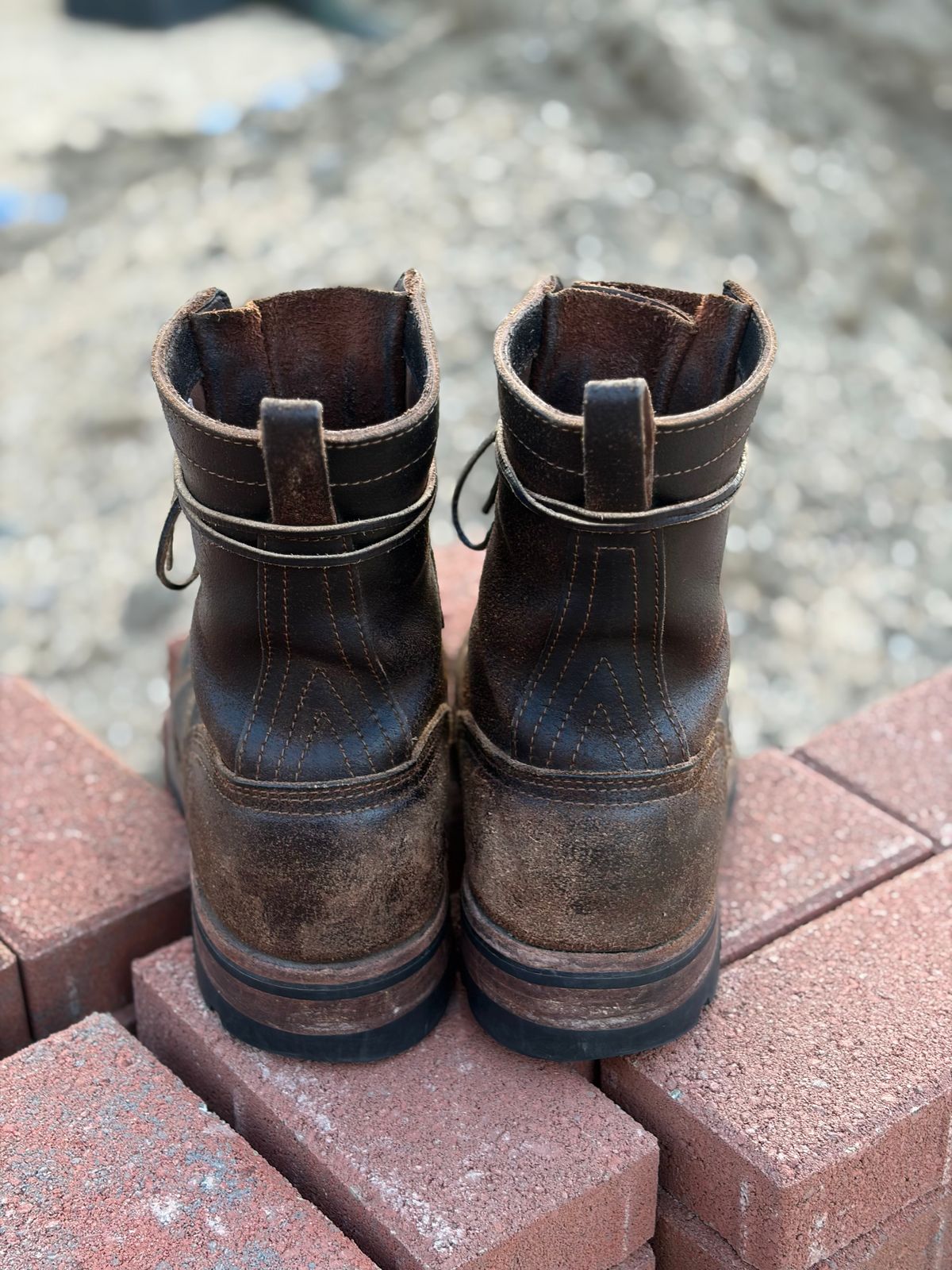 Photo by robmagr on April 6, 2026 of the Nicks x Rose Anvil ND1 in Horween Brown Waxed Flesh.