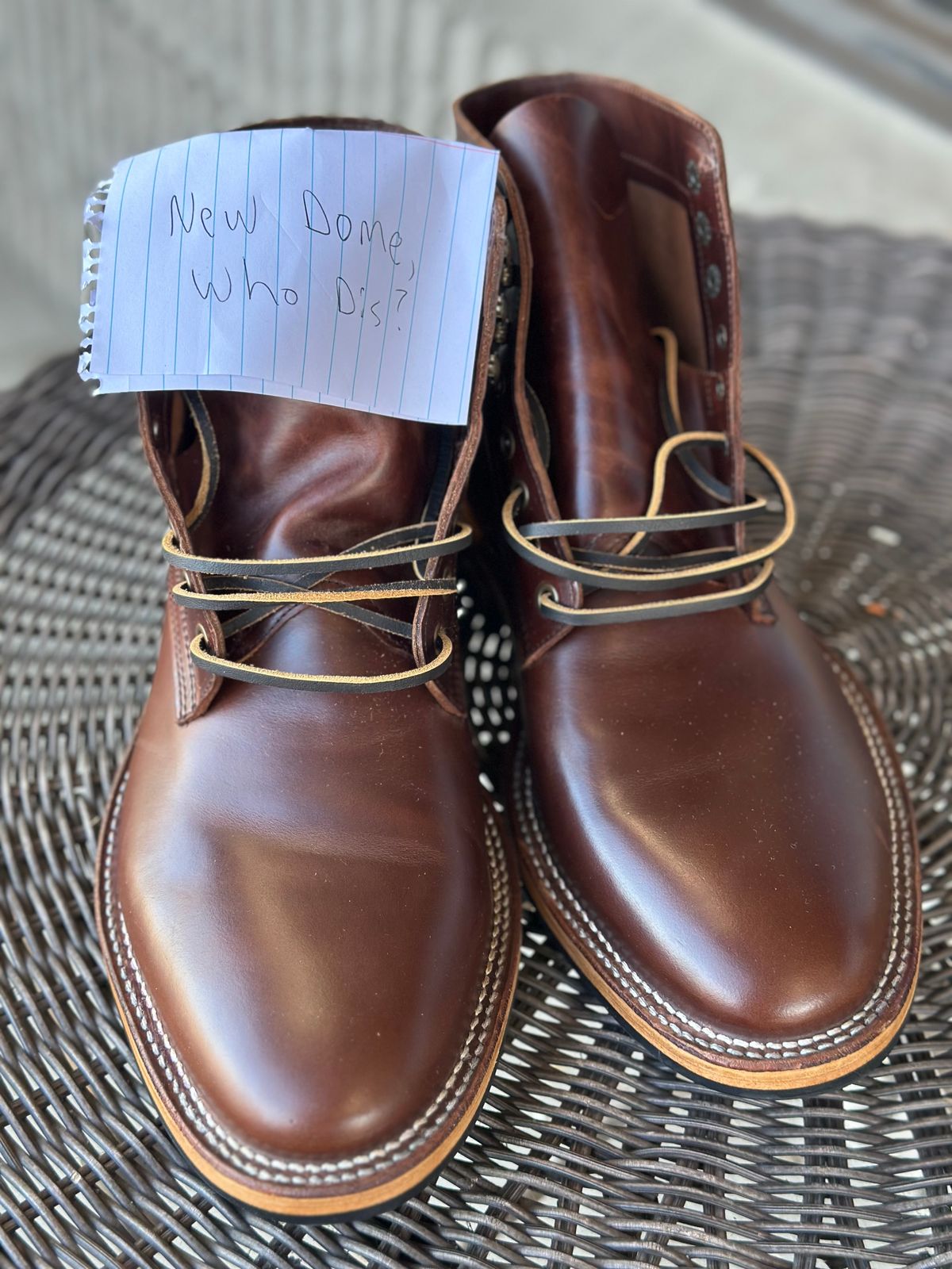 Photo by eric61 on October 5, 2025 of the Parkhurst The Allen in Tempesti Chestnut Veg Tan.