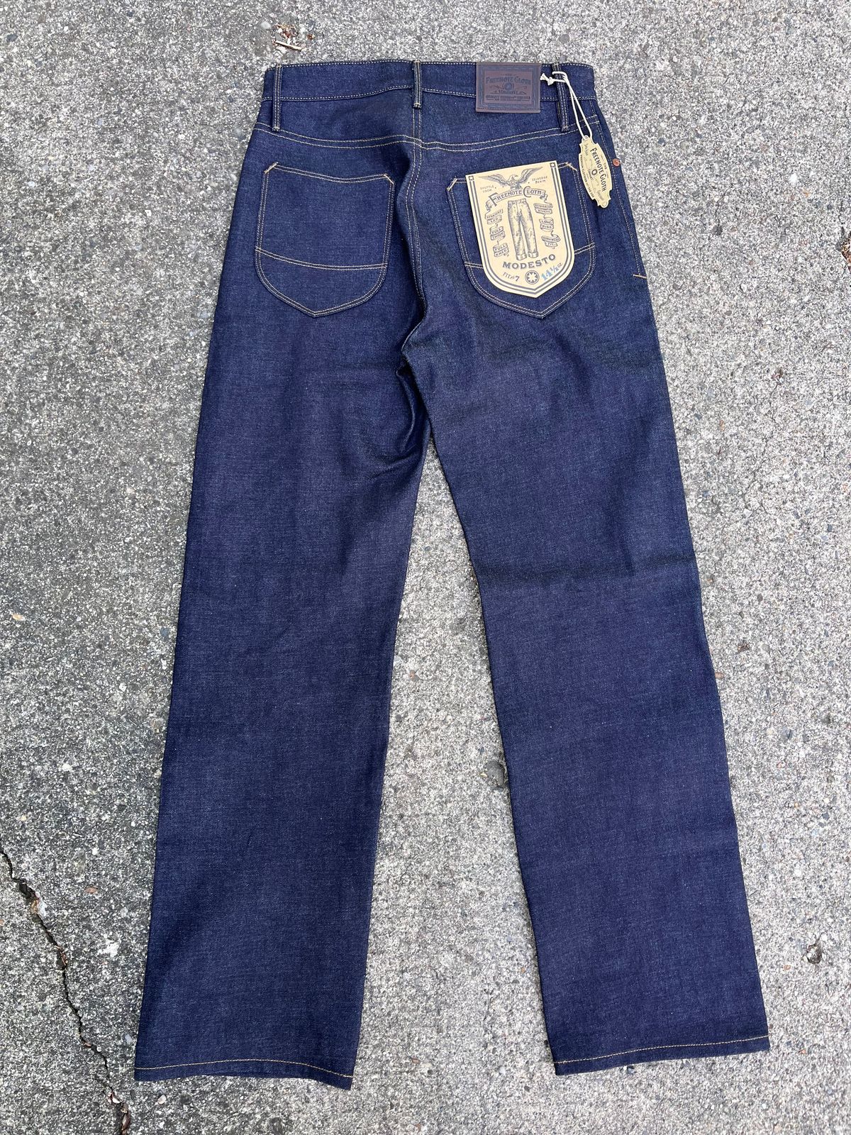Photo by prichardson on April 26, 2026 of the Freenote Cloth Modesto in 14.5 oz Kaihara Selvedge Denim.
