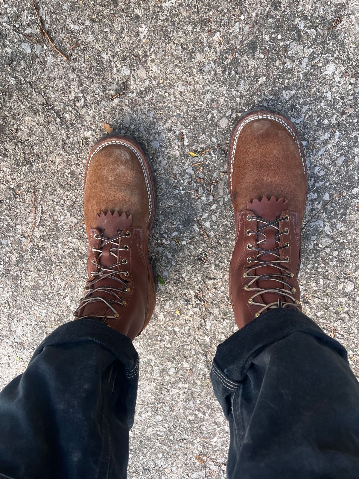 Photo by prichardson on May 12, 2026 of the Nicks BuilderPro in Seidel 1964 Brown & Seidel 1964 Brown Roughout.