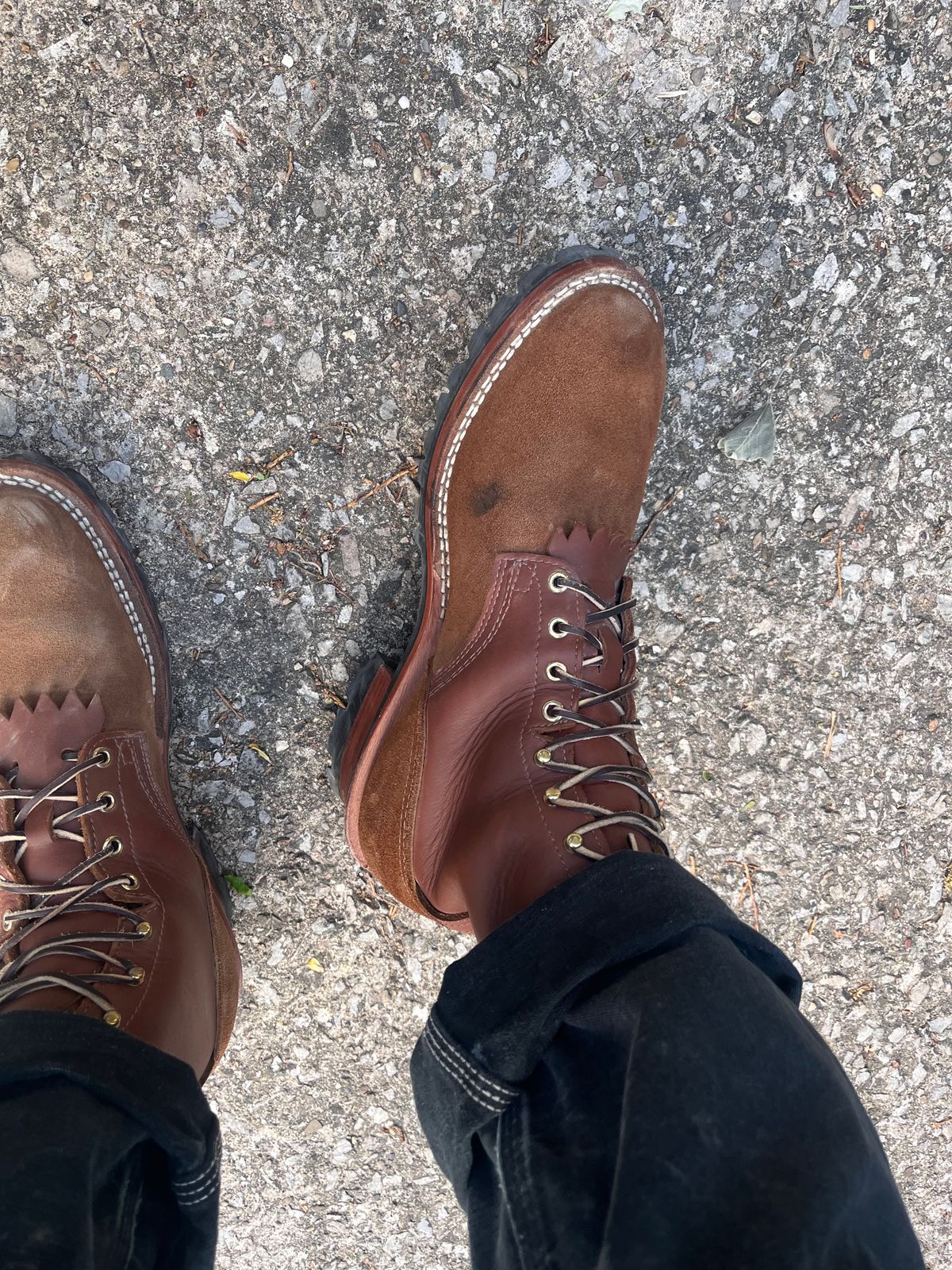 Photo by prichardson on May 12, 2026 of the Nicks BuilderPro in Seidel 1964 Brown & Seidel 1964 Brown Roughout.