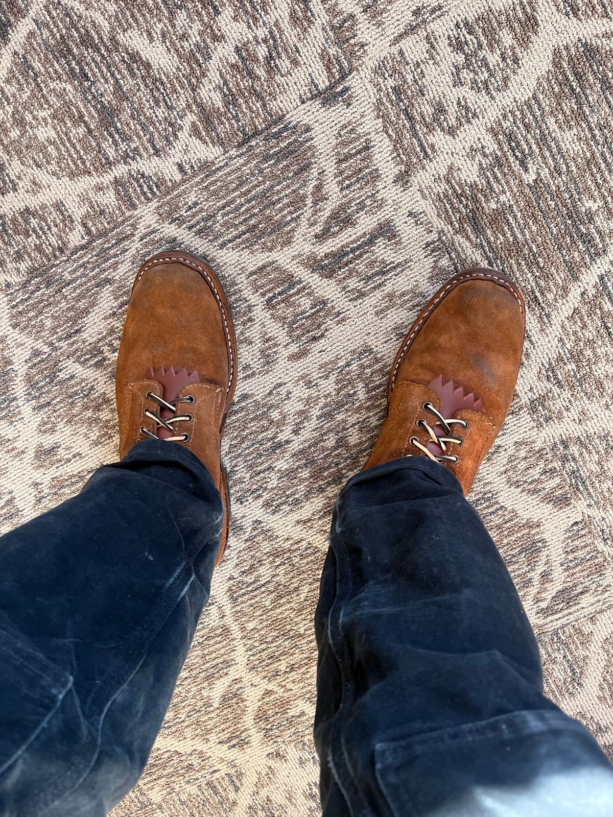 Photo by prichardson on February 21, 2025 of the White's 350 Cruiser in Seidel Red Dog Oil Tan Roughout.