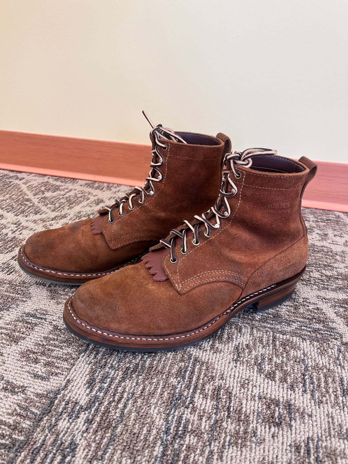 Photo by prichardson on February 21, 2025 of the White's 350 Cruiser in Seidel Red Dog Oil Tan Roughout.