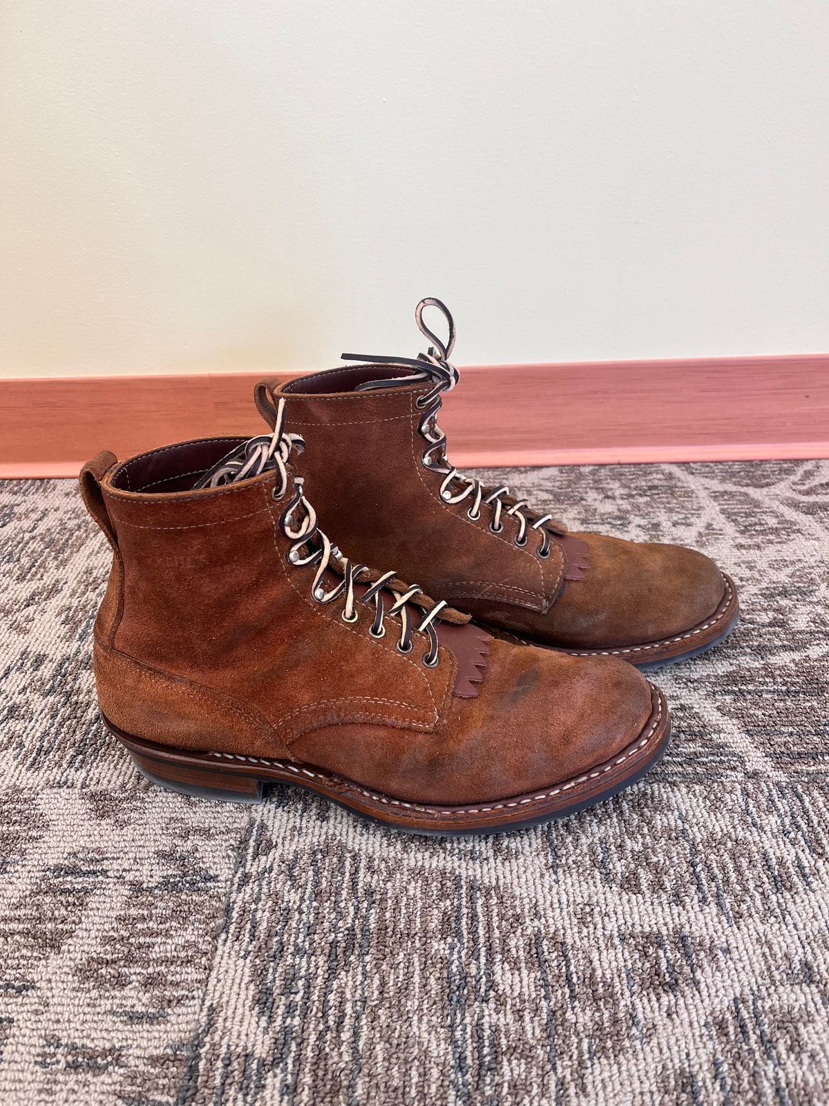Photo by prichardson on February 21, 2025 of the White's 350 Cruiser in Seidel Red Dog Oil Tan Roughout.