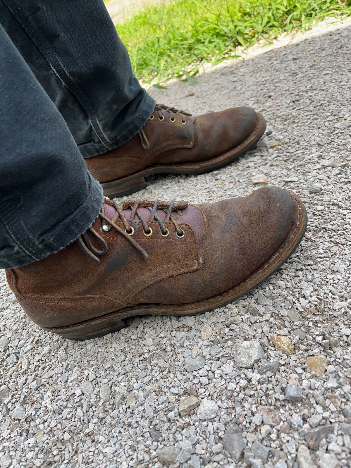 Photo by prichardson on July 24, 2025 of the White's 350 Cruiser in Seidel Red Dog Oil Tan Roughout.