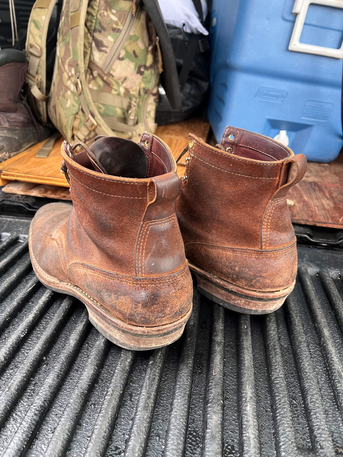 Photo by prichardson on November 23, 2025 of the White's 350 Cruiser in Seidel Red Dog Oil Tan Roughout.