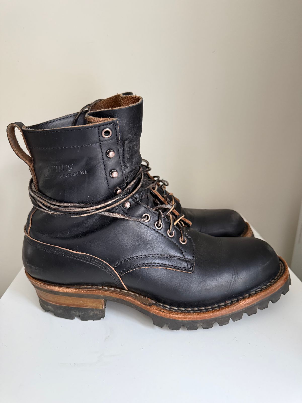 Photo by felixb on November 4, 2025 of the White's C355 Logger in Seidel Black Double Shot.