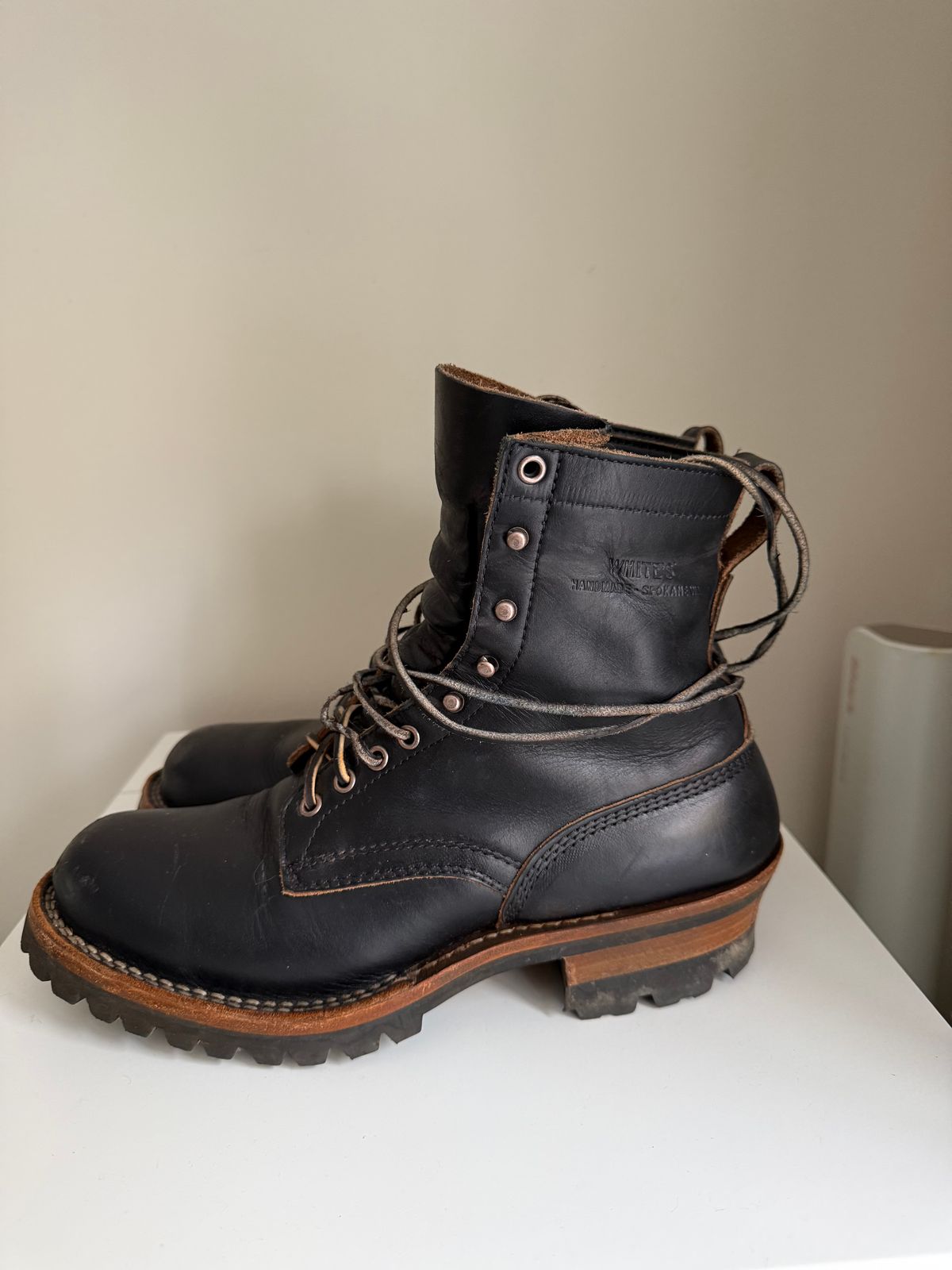 Photo by felixb on November 4, 2025 of the White's C355 Logger in Seidel Black Double Shot.