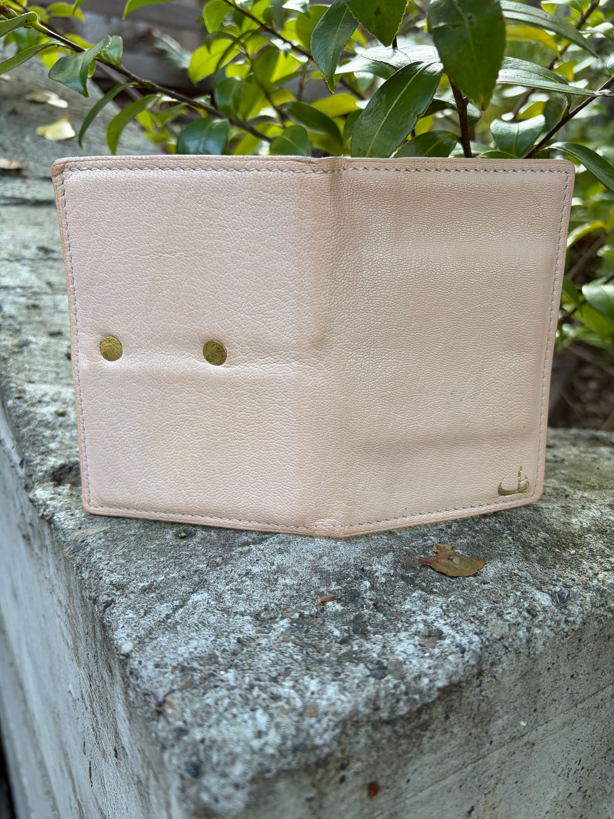 Photo by huntx4 on December 1, 2025 of the ifticar2 Dome Wallet in European Veg Tan Goat.