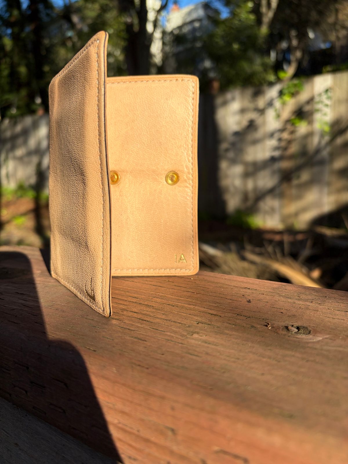 Photo by huntx4 on March 2, 2026 of the ifticar2 Dome Wallet in European Veg Tan Goat.