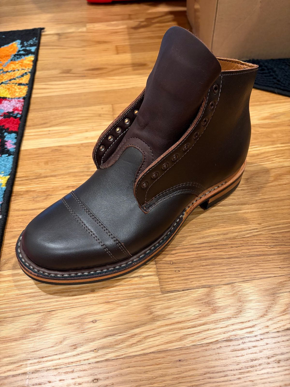 Photo by huntx4 on December 4, 2025 of the White's Stevens (Dress Cap) in Seidel Brown Dress.