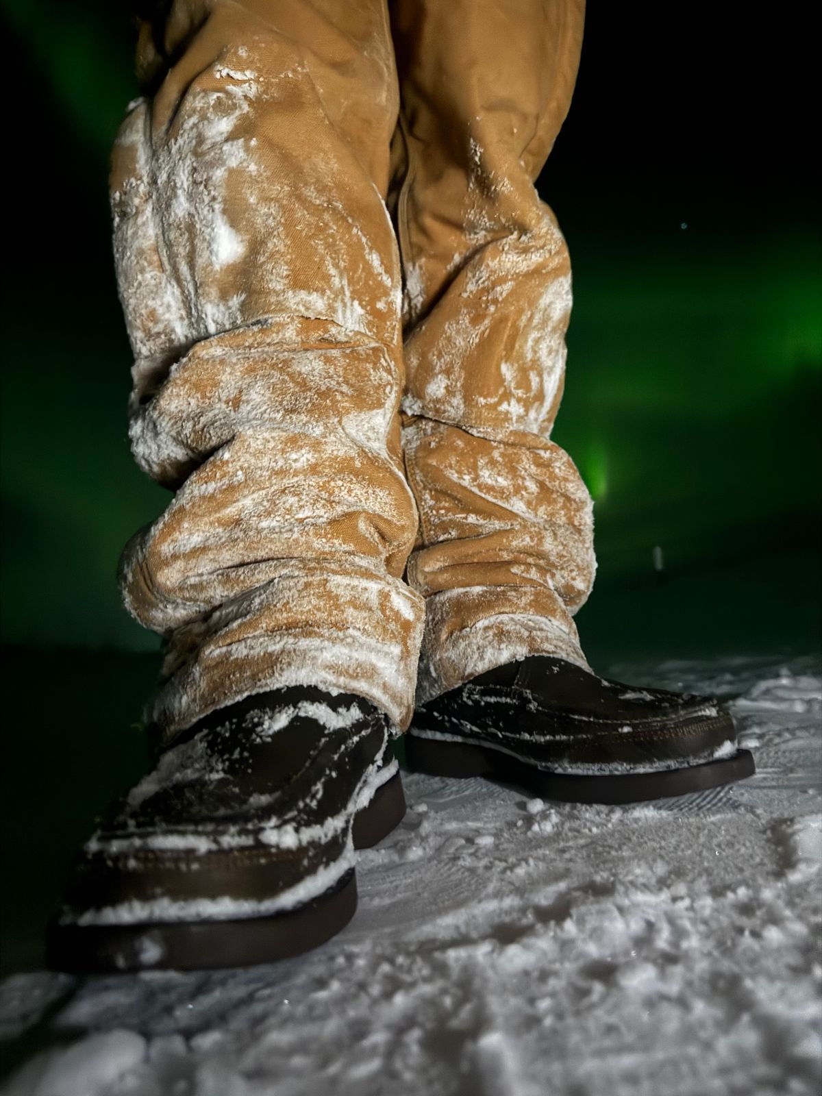 Photo by Mogo on January 20, 2026 of the Russell Moccasin Co. Zephyr II in S.B. Foot Sage Chamois.