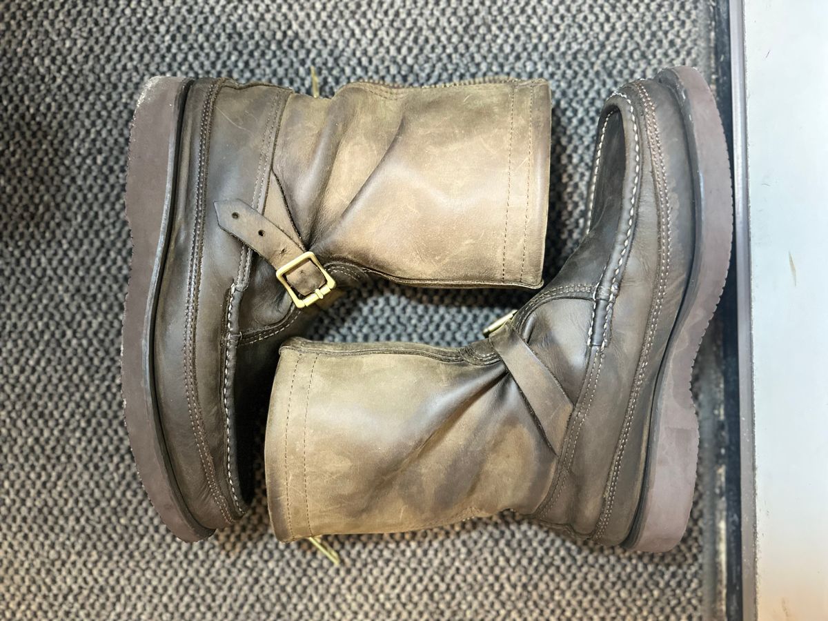 Photo by Mogo on February 5, 2026 of the Russell Moccasin Co. Zephyr II in S.B. Foot Sage Chamois.