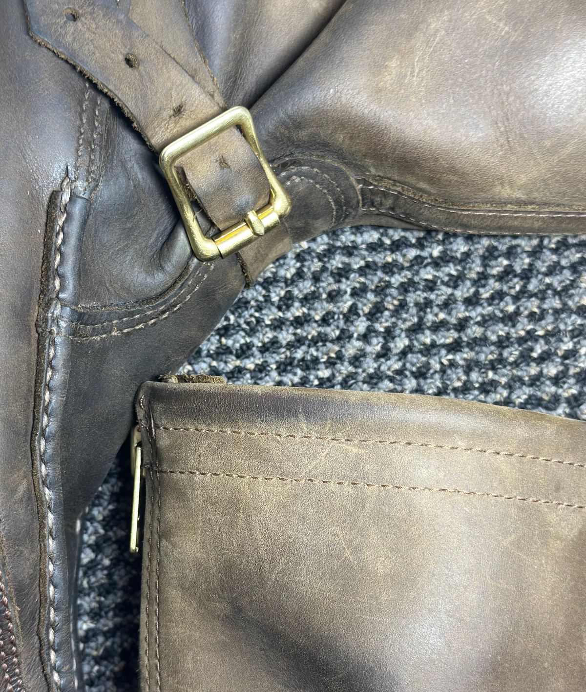 Photo by Mogo on February 5, 2026 of the Russell Moccasin Co. Zephyr II in S.B. Foot Sage Chamois.