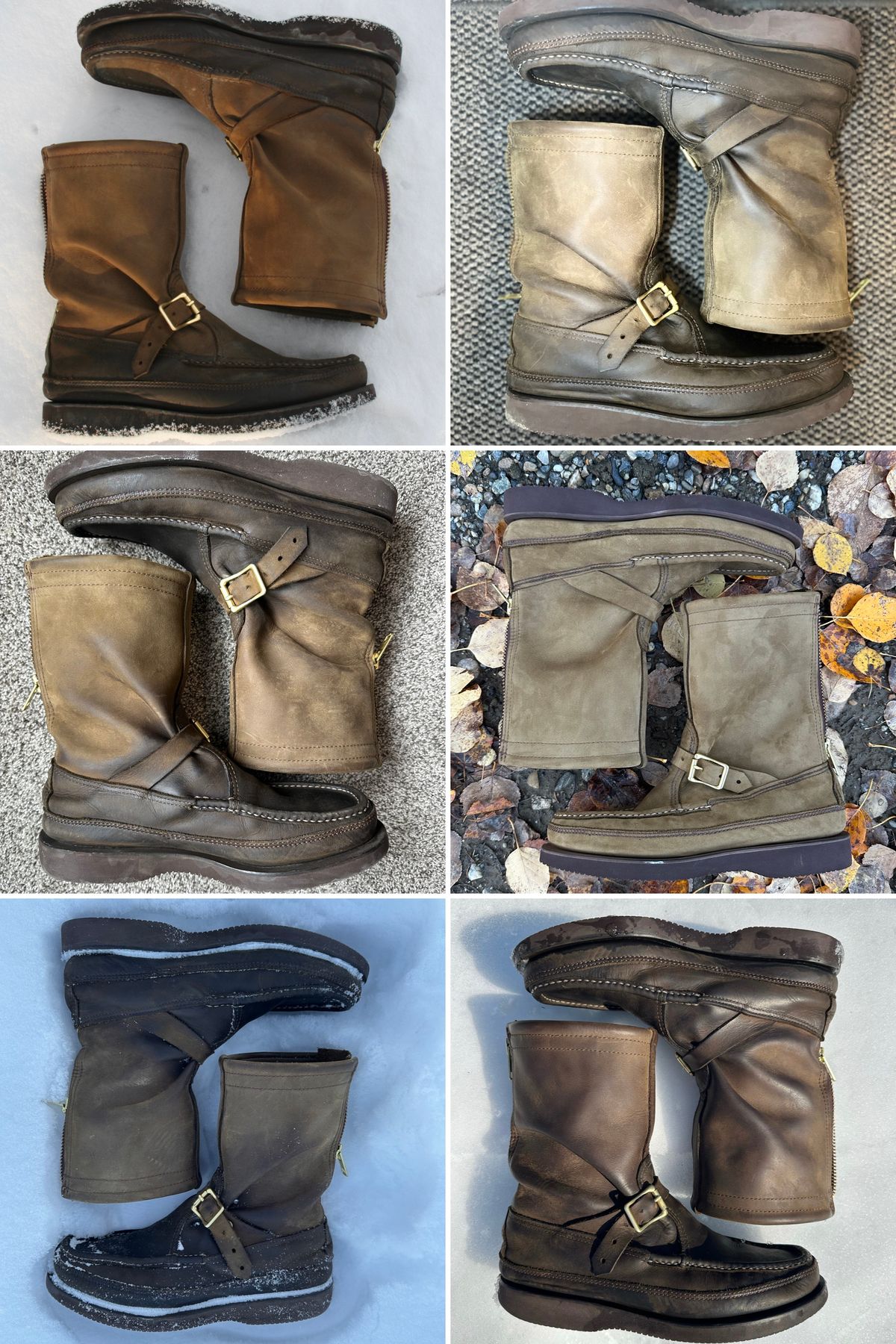 Photo by Mogo on April 4, 2026 of the Russell Moccasin Co. Zephyr II in S.B. Foot Sage Chamois.