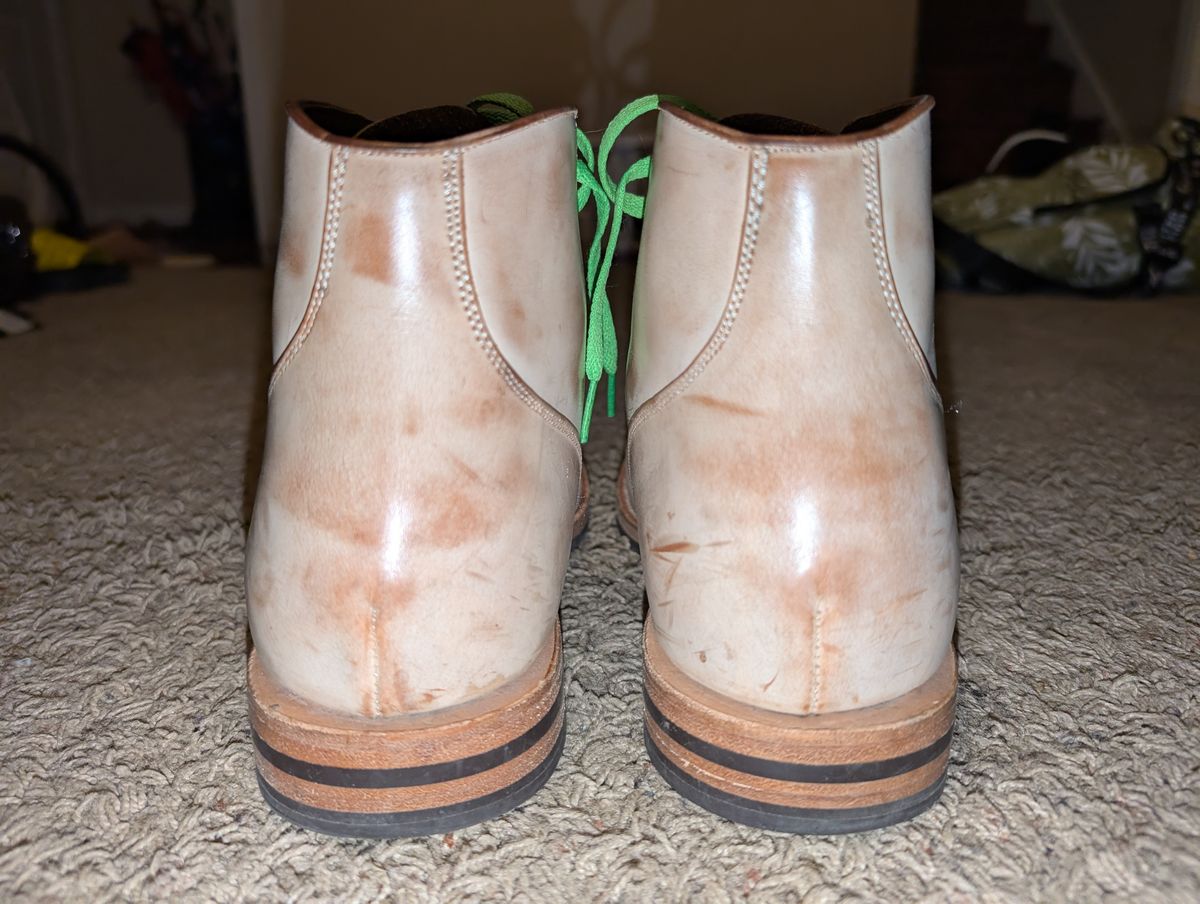 Photo by ajchamb on March 6, 2025 of the Grant Stone Garrison Boot in Ghost Burro.