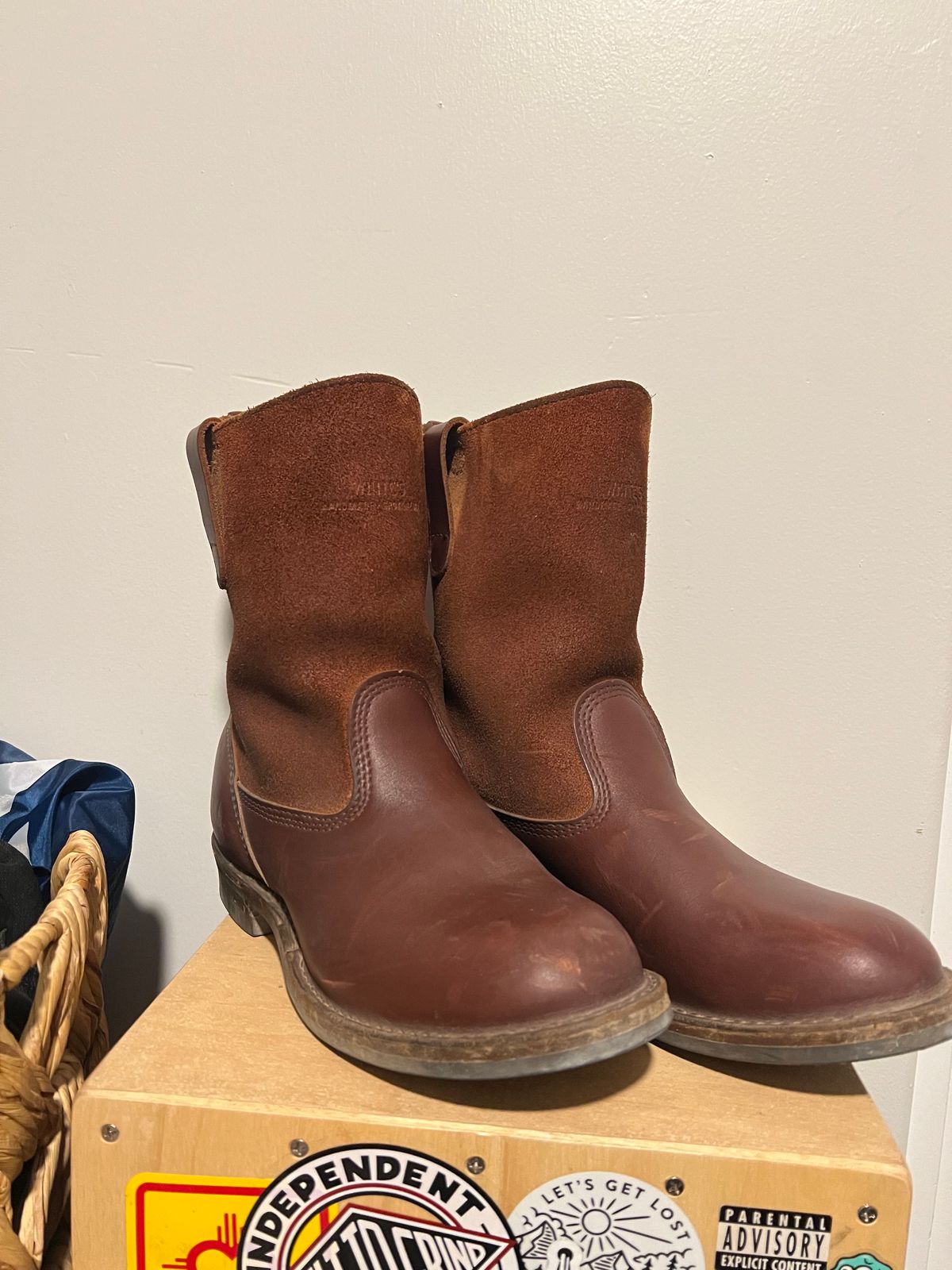 Photo by bootsnfloors on January 24, 2025 of the White's Westbale in Seidel Red Dog Oil Tan & Seidel Red Dog Oil Tan Roughout.