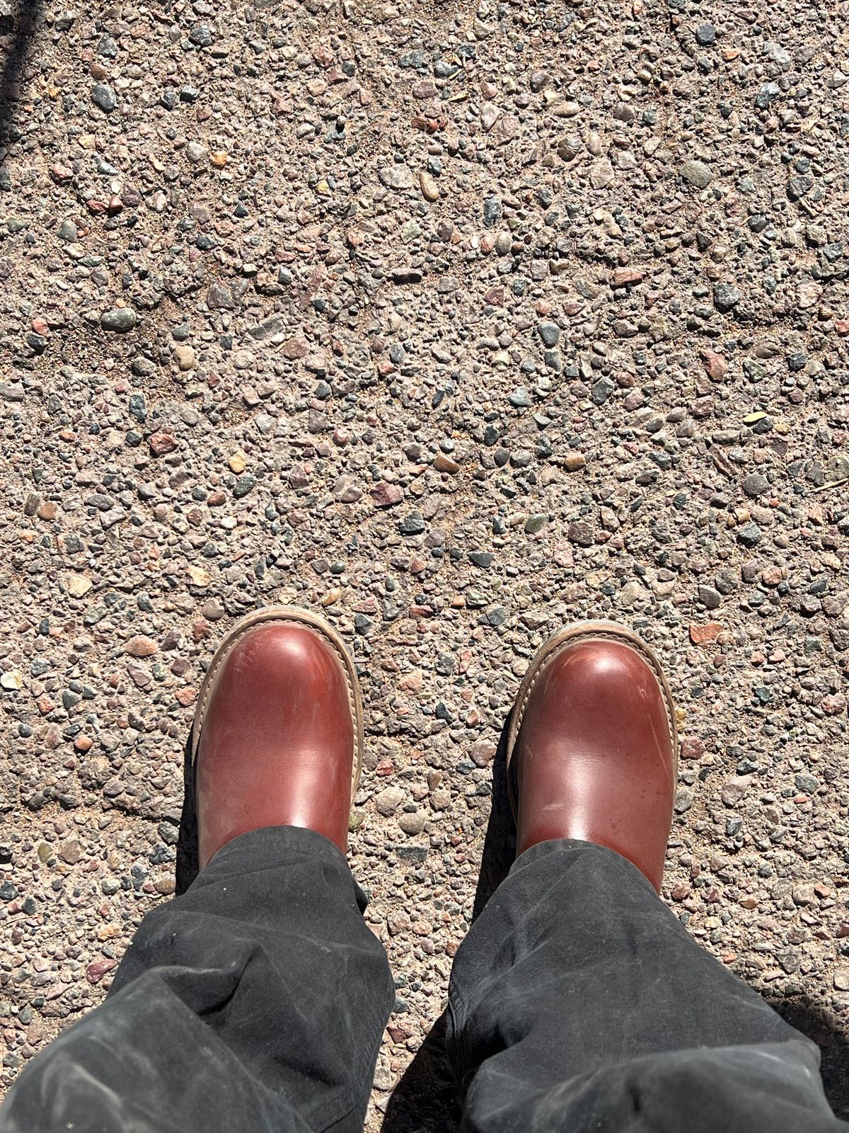 Photo by bootsnfloors on March 10, 2025 of the White's Westbale in Seidel Red Dog Oil Tan & Seidel Red Dog Oil Tan Roughout.