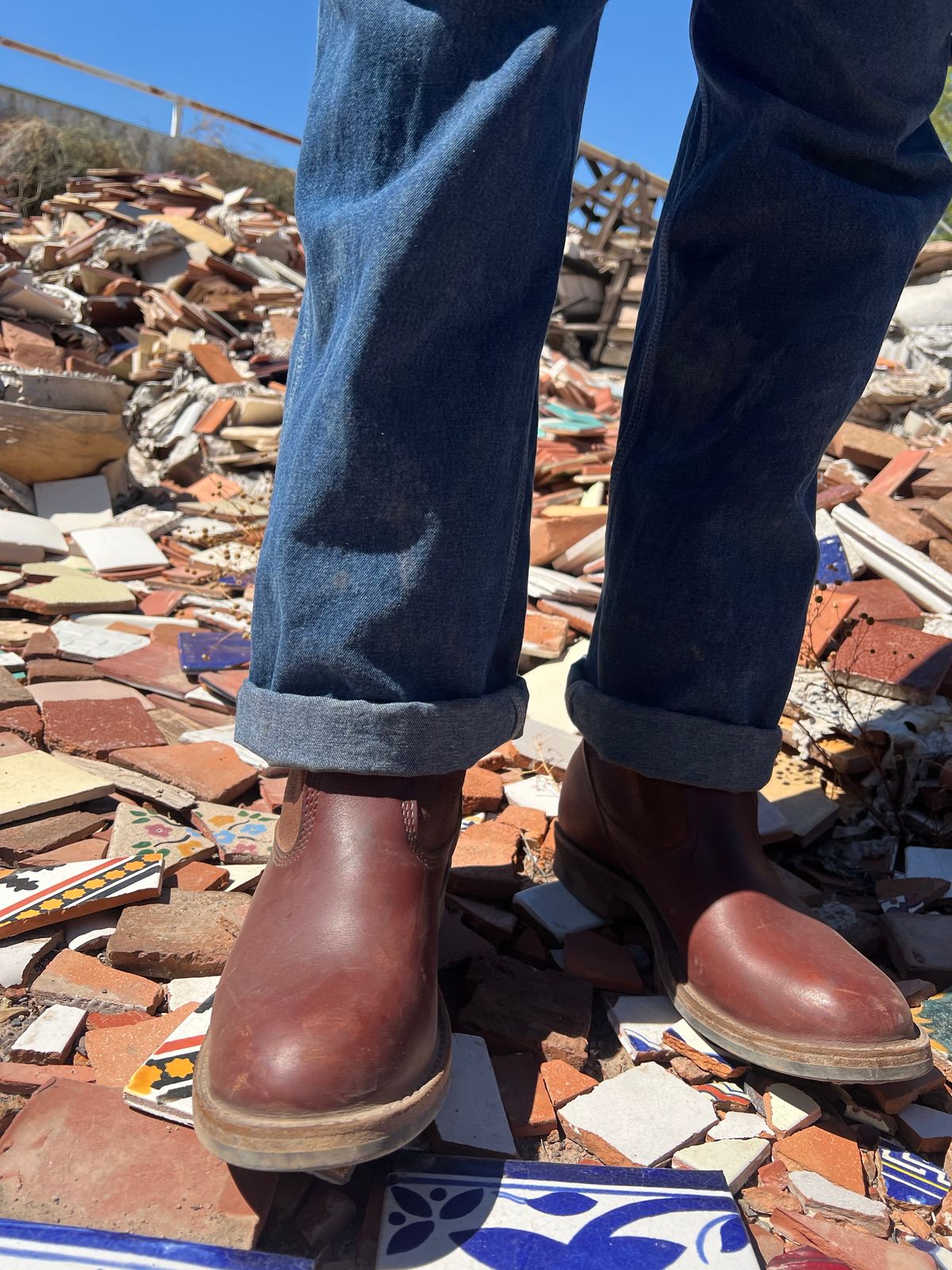 Photo by bootsnfloors on March 25, 2025 of the White's Westbale in Seidel Red Dog Oil Tan & Seidel Red Dog Oil Tan Roughout.