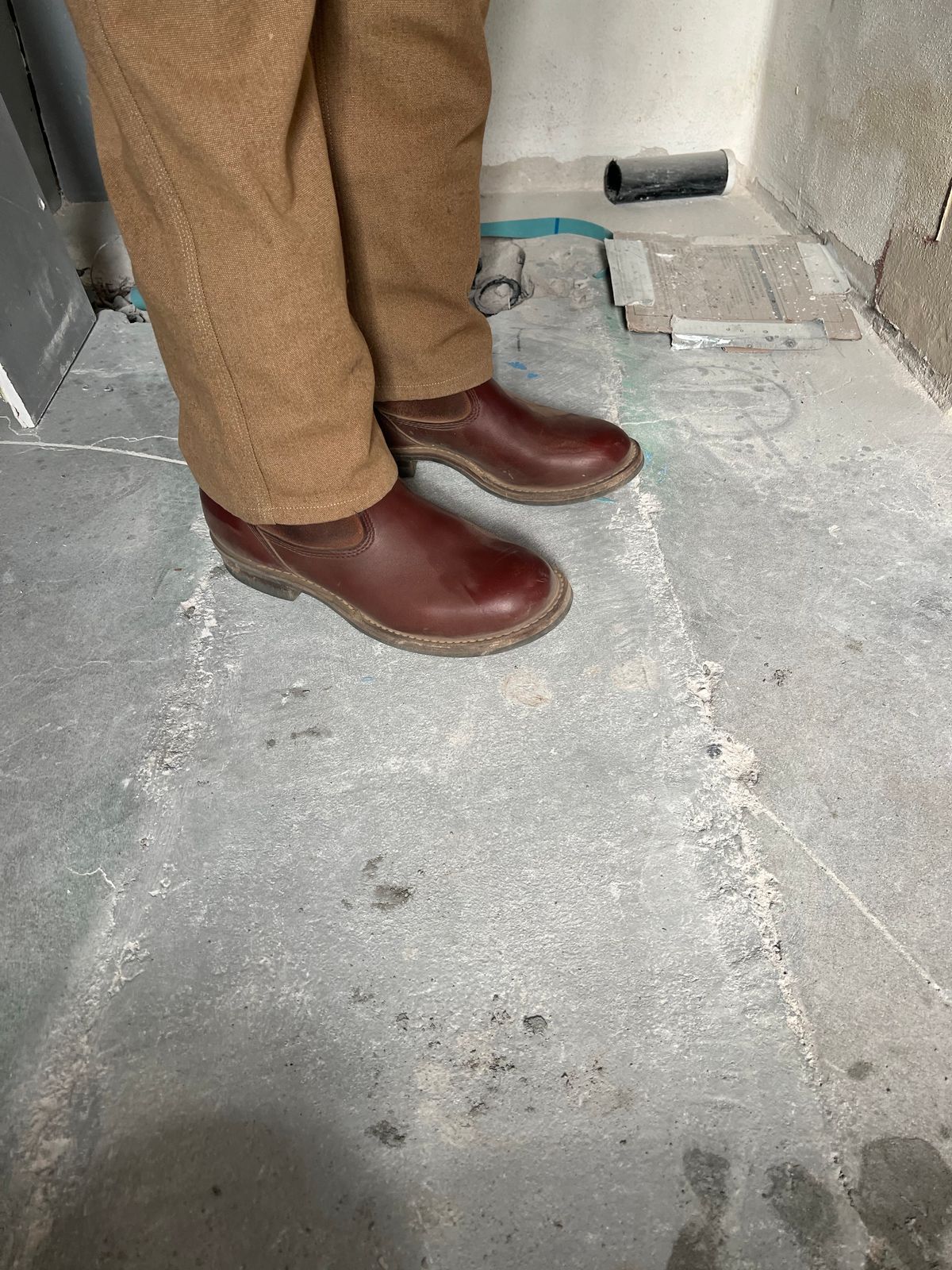Photo by bootsnfloors on April 1, 2025 of the White's Westbale in Seidel Red Dog Oil Tan & Seidel Red Dog Oil Tan Roughout.
