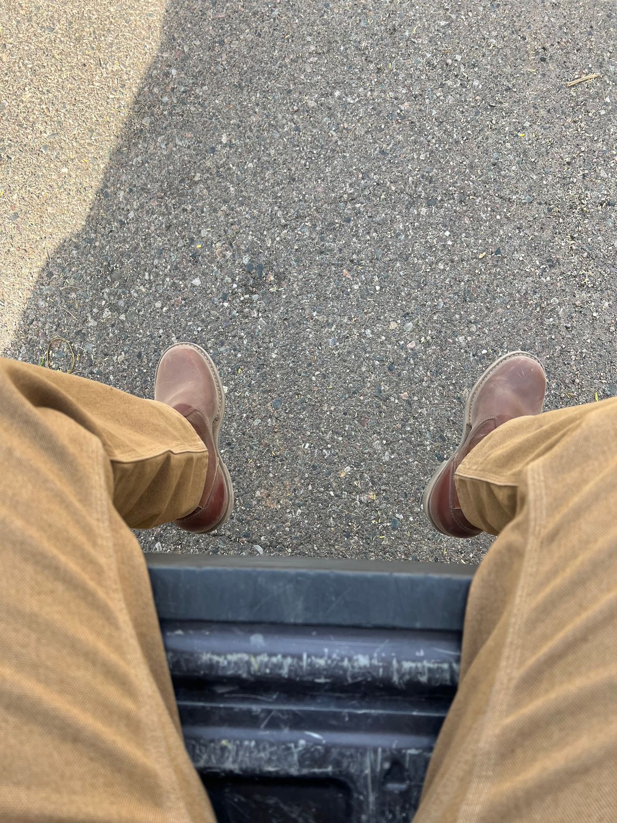 Photo by bootsnfloors on April 1, 2025 of the White's Westbale in Seidel Red Dog Oil Tan & Seidel Red Dog Oil Tan Roughout.