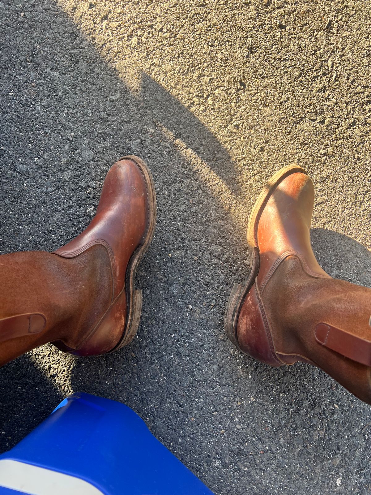 Photo by bootsnfloors on January 18, 2026 of the White's Westbale in Seidel Red Dog Oil Tan & Seidel Red Dog Oil Tan Roughout.