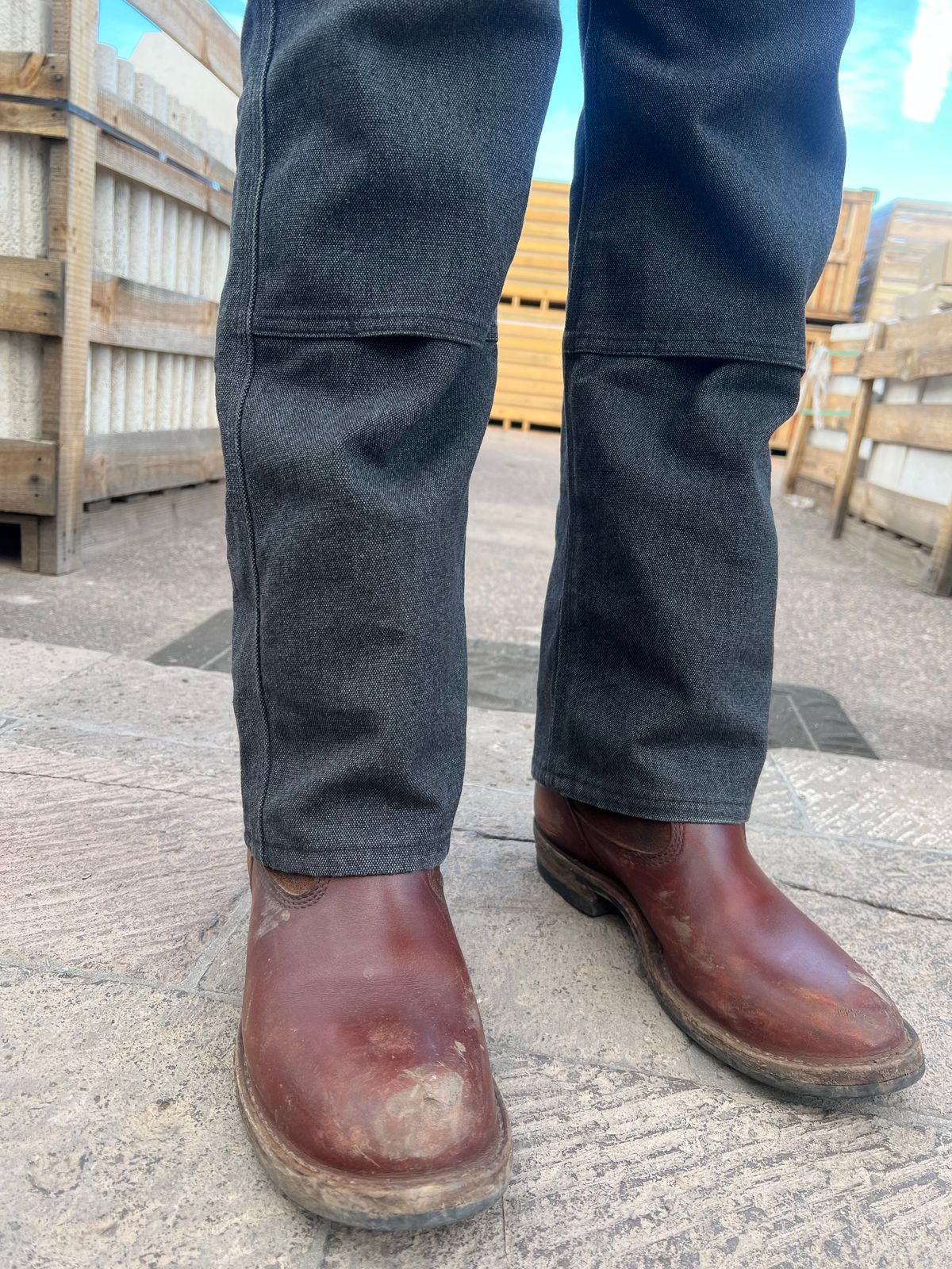 Photo by bootsnfloors on January 22, 2026 of the White's Westbale in Seidel Red Dog Oil Tan & Seidel Red Dog Oil Tan Roughout.