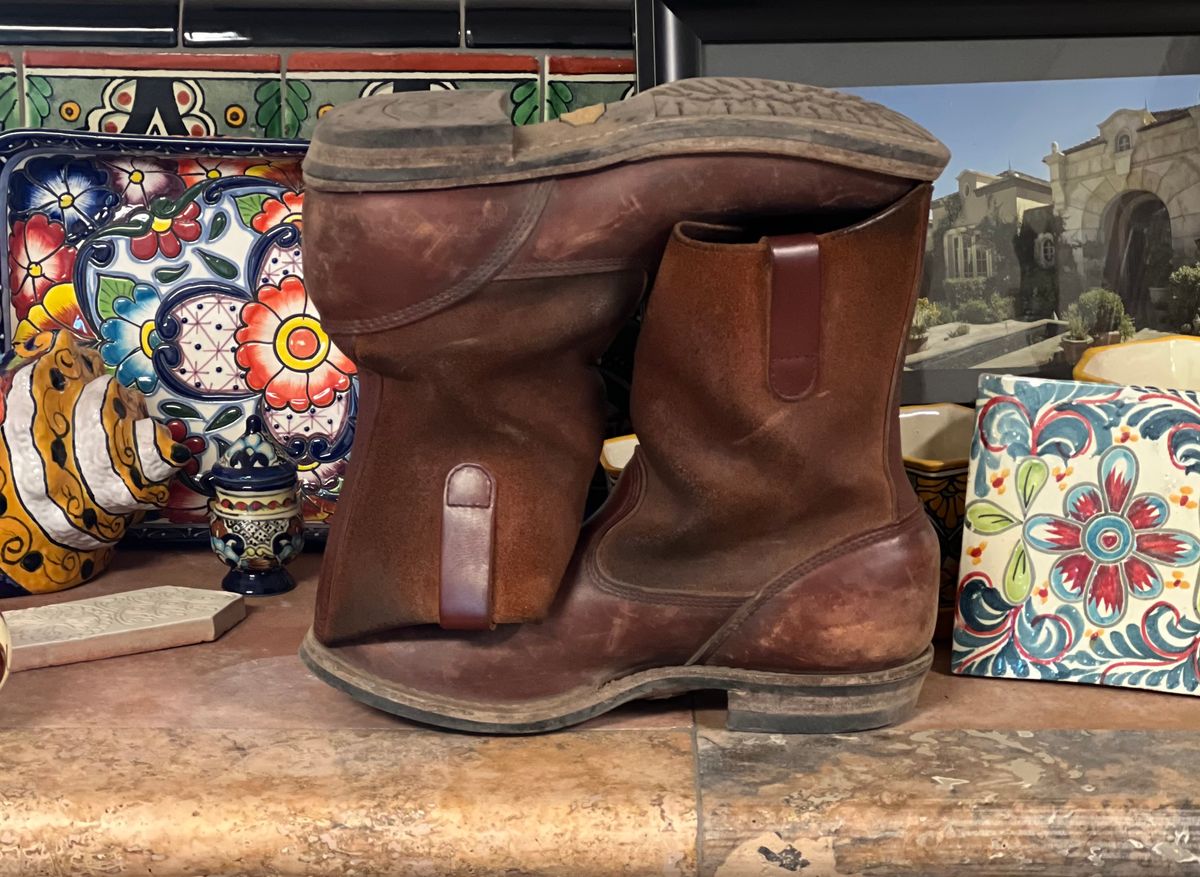 Photo by bootsnfloors on March 2, 2026 of the White's Westbale in Seidel Red Dog Oil Tan & Seidel Red Dog Oil Tan Roughout.