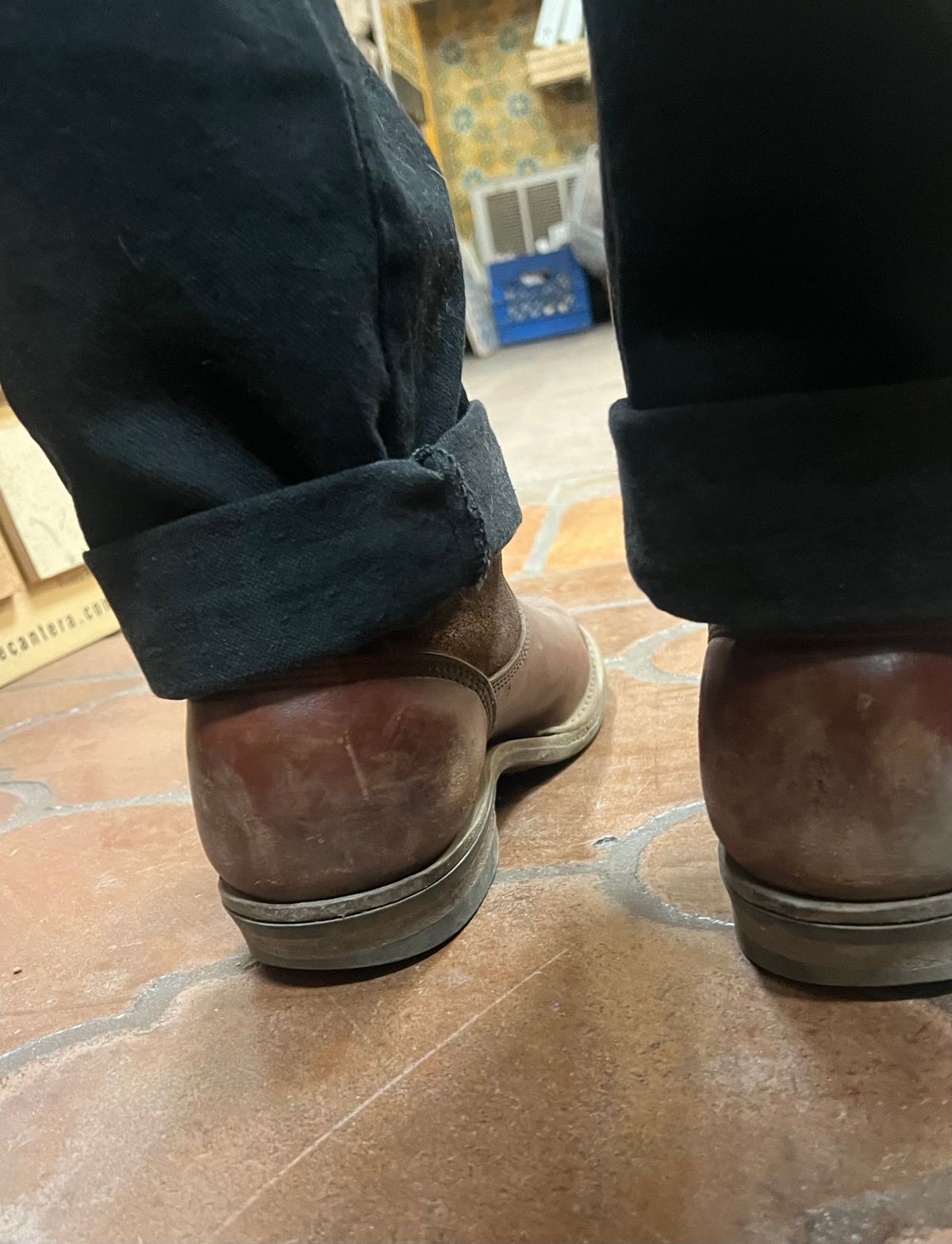 Photo by bootsnfloors on March 30, 2026 of the White's Westbale in Seidel Red Dog Oil Tan & Seidel Red Dog Oil Tan Roughout.