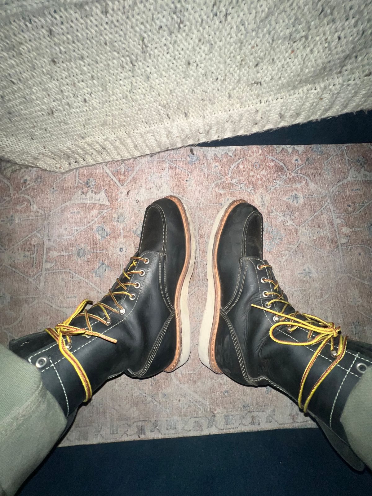 Photo by bootsnfloors on January 4, 2025 of the White's Perry 8" in Seidel Black Oil Tan.