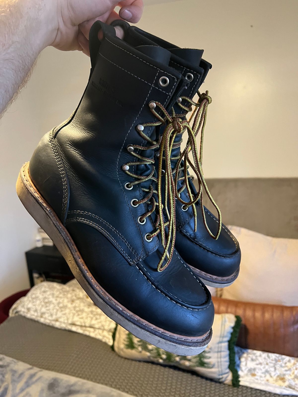 Photo by bootsnfloors on May 6, 2025 of the White's Perry 8" in Seidel Black Oil Tan.