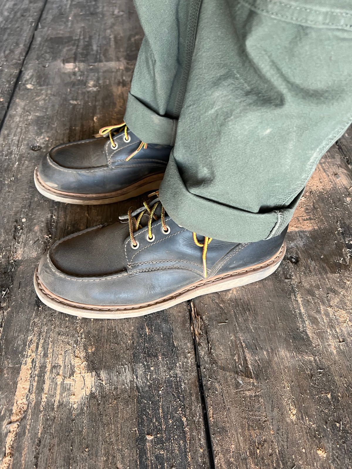 Photo by bootsnfloors on May 30, 2025 of the White's Perry 8" in Seidel Black Oil Tan.
