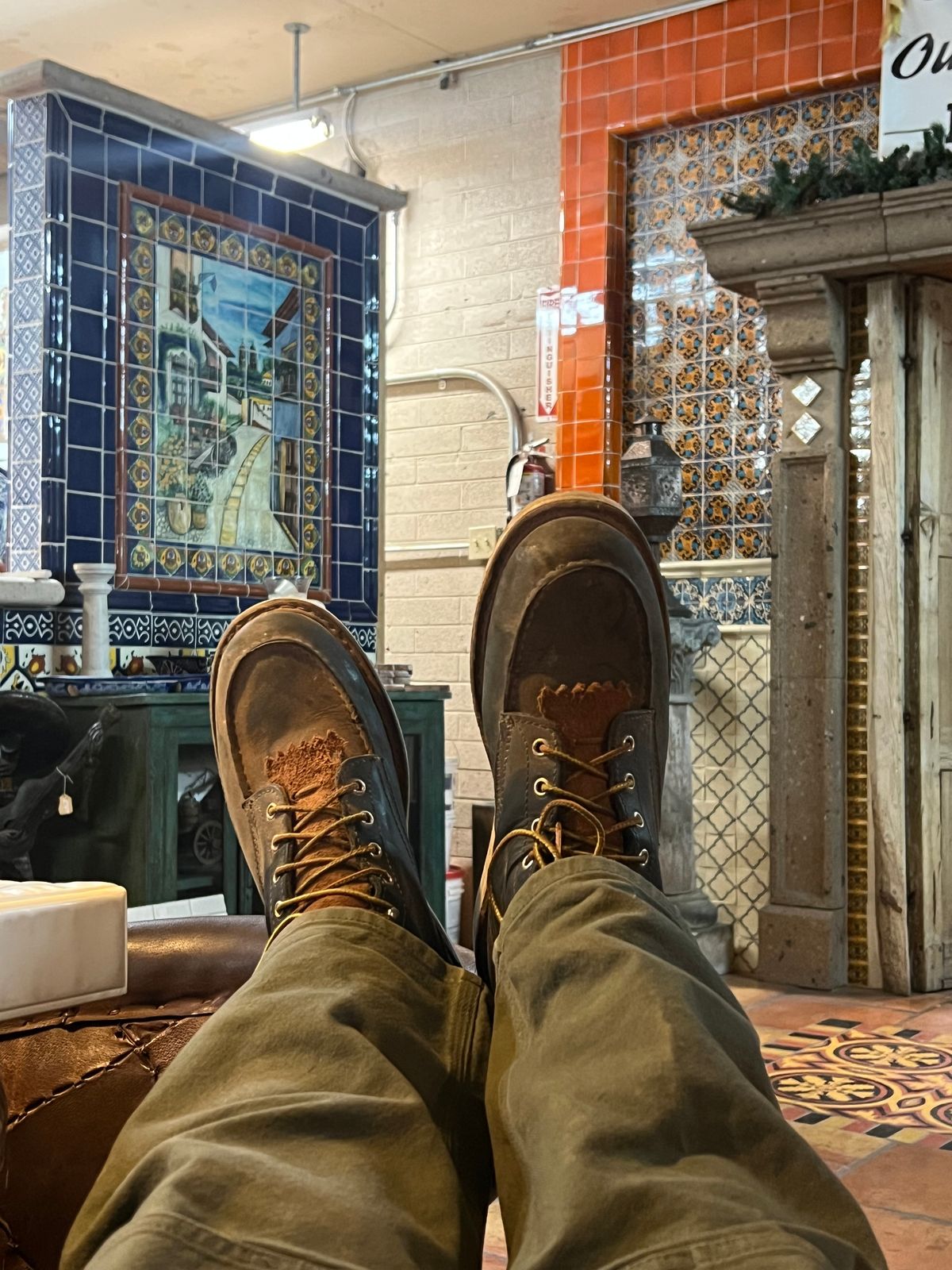 Photo by bootsnfloors on September 30, 2025 of the White's Perry 8" in Seidel Black Oil Tan.