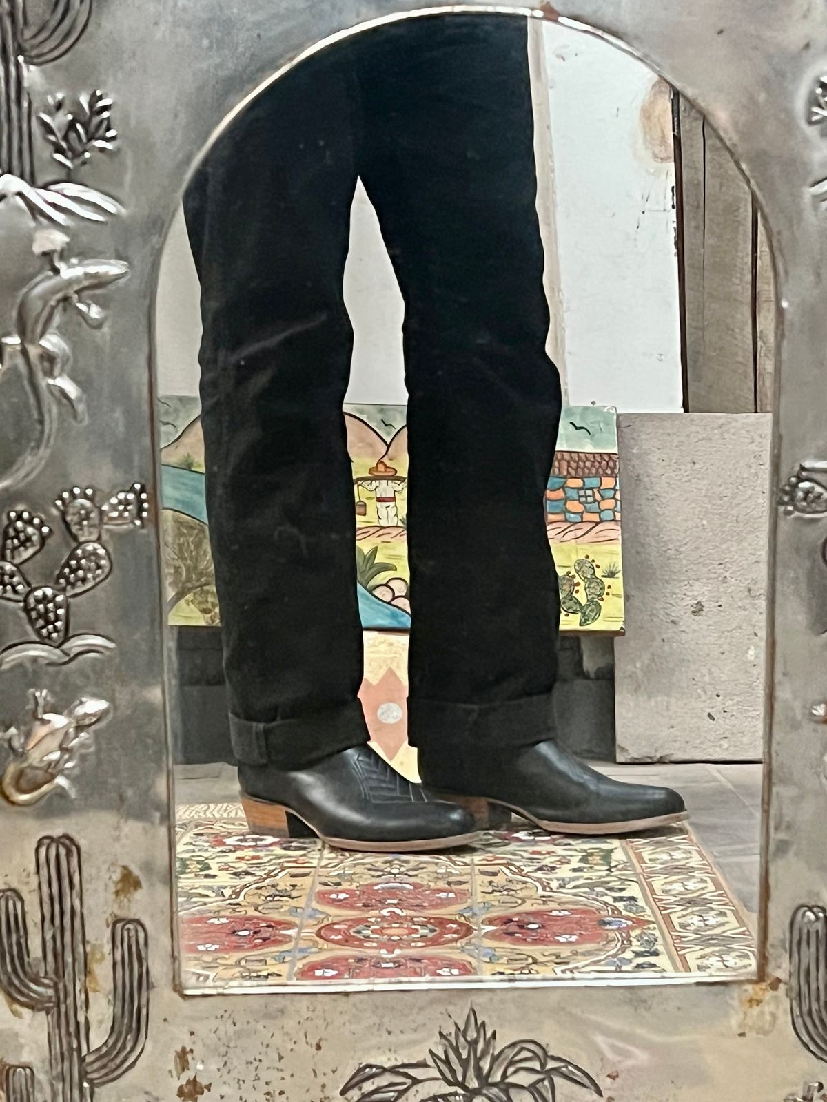 Photo by bootsnfloors on June 12, 2026 of the JK Western The ACE in Smooth Black Bovine Leather.