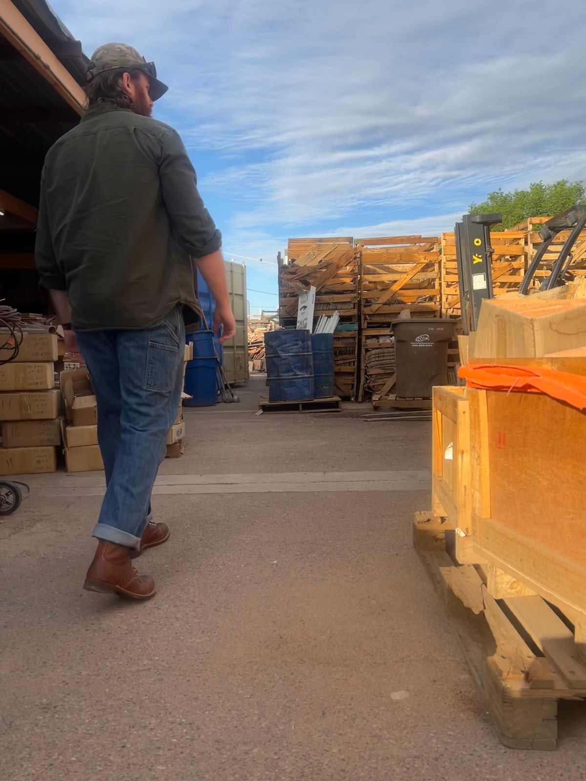 Photo by bootsnfloors on November 6, 2024 of the Red Wing Iron Ranger in S.B. Foot Copper Rough and Tough.