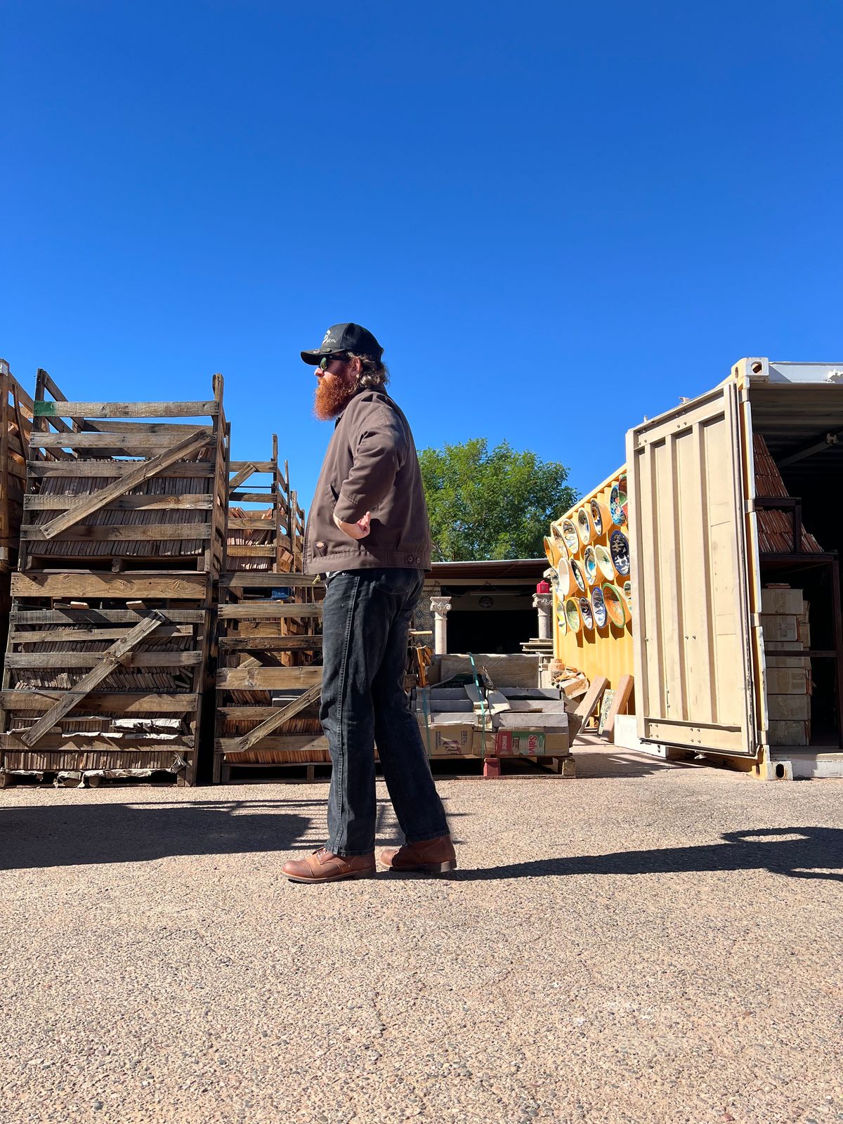 Photo by bootsnfloors on November 13, 2024 of the Red Wing Iron Ranger in S.B. Foot Copper Rough and Tough.