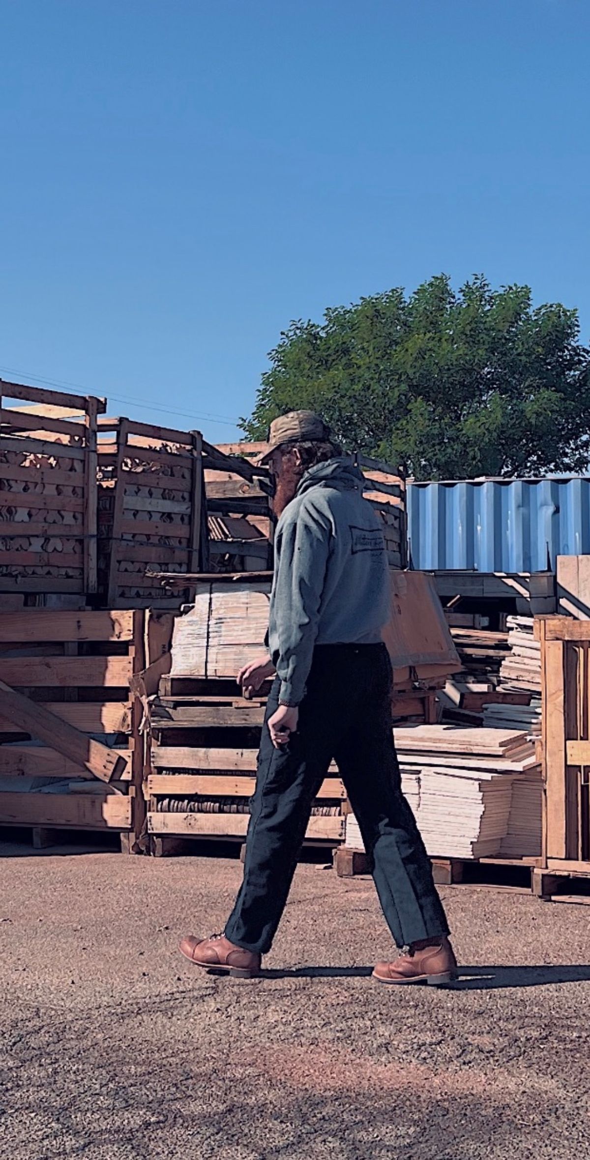 Photo by bootsnfloors on October 30, 2024 of the Red Wing Iron Ranger in S.B. Foot Copper Rough and Tough.
