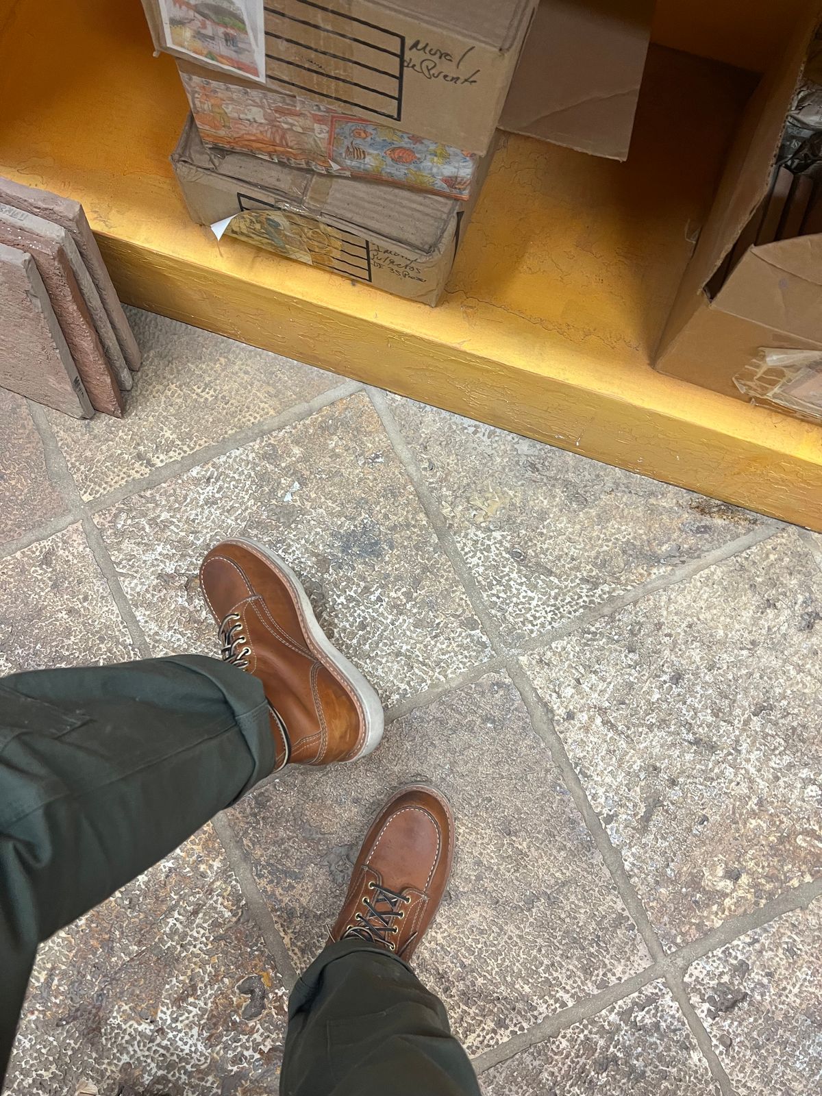 Photo by bootsnfloors on December 13, 2024 of the White's Perry 6" Select in Seidel Tobacco Stampede.