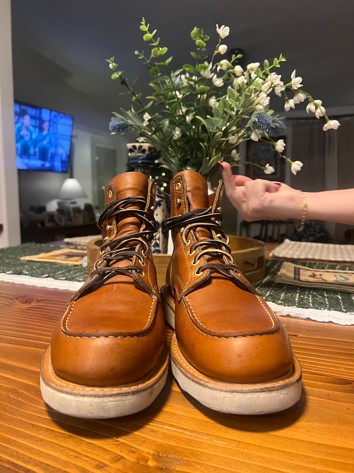 Photo by bootsnfloors on January 6, 2025 of the White's Perry 6" Select in Seidel Tobacco Stampede.