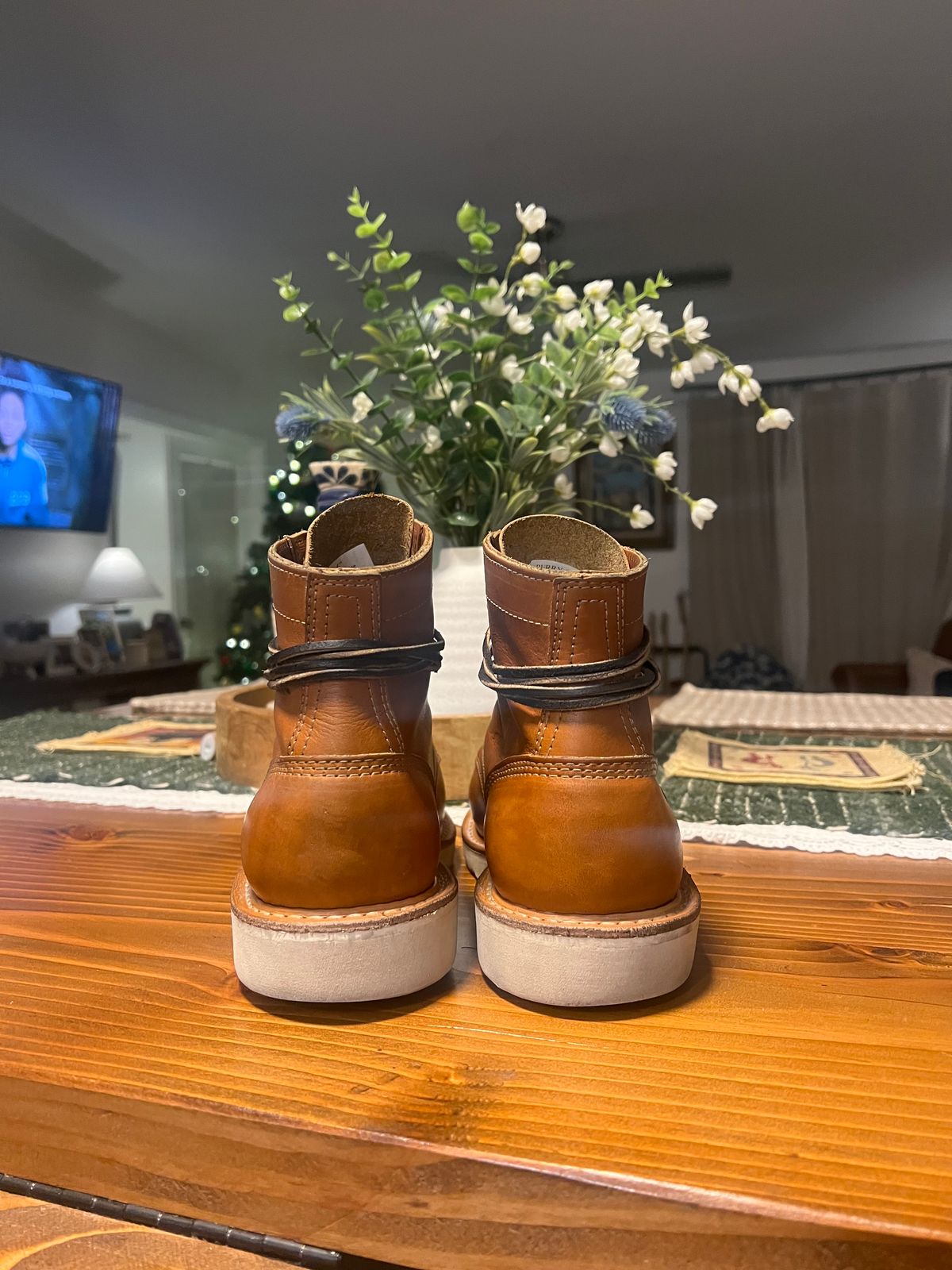 Photo by bootsnfloors on January 6, 2025 of the White's Perry 6" Select in Seidel Tobacco Stampede.