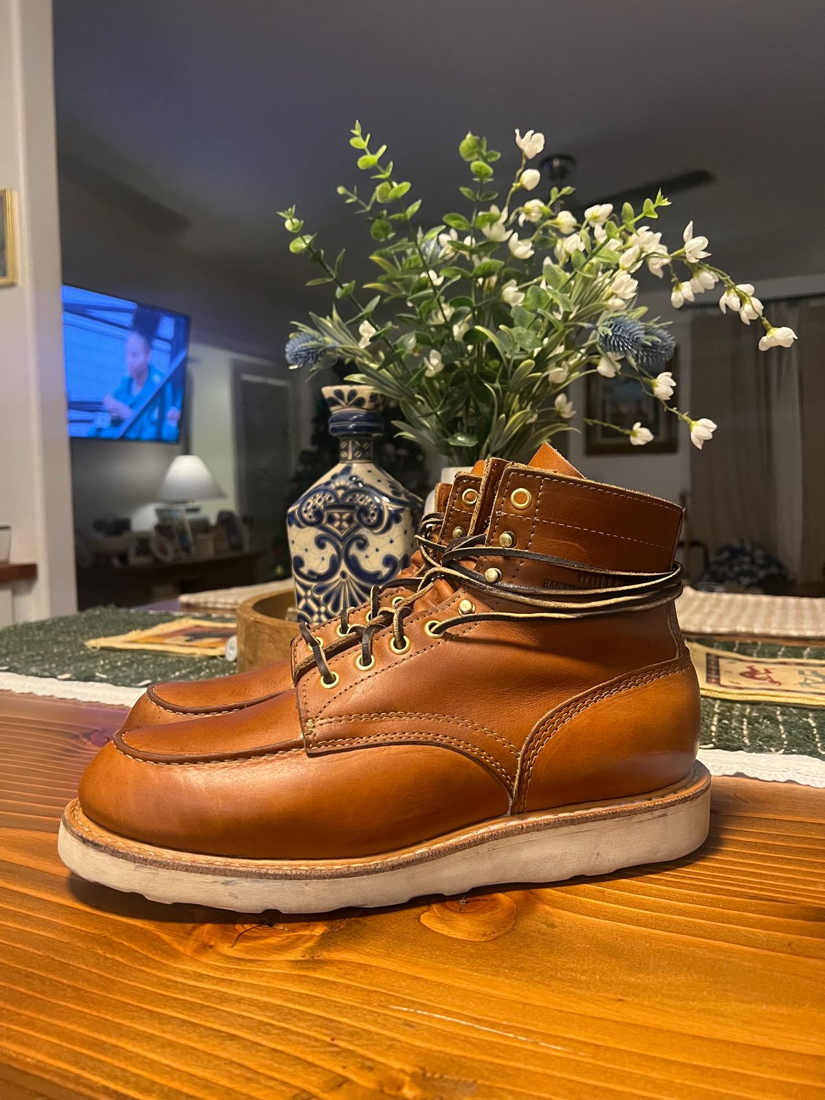 Photo by bootsnfloors on January 6, 2025 of the White's Perry 6" Select in Seidel Tobacco Stampede.