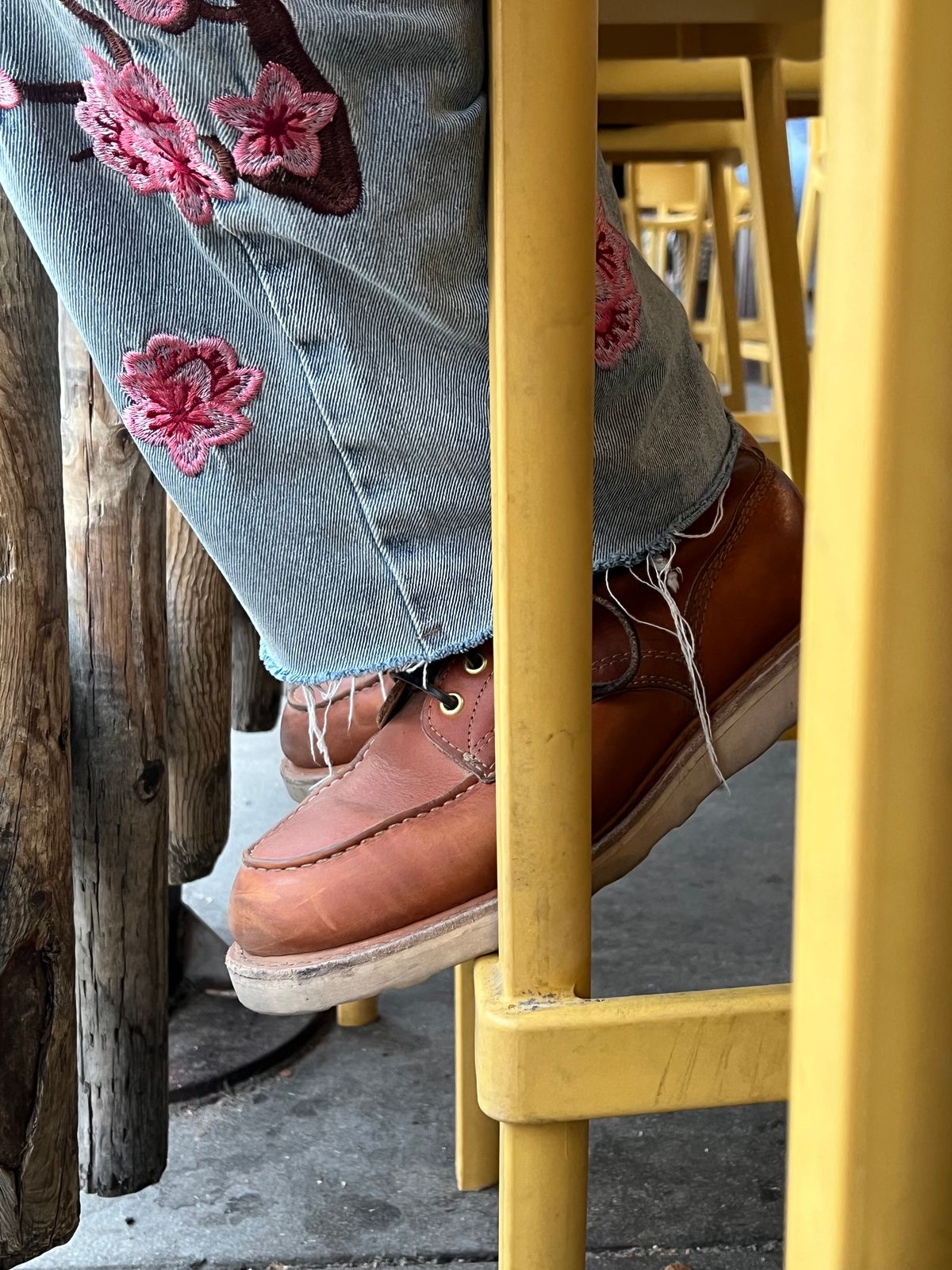 Photo by bootsnfloors on July 7, 2025 of the White's Perry 6" Select in Seidel Tobacco Stampede.