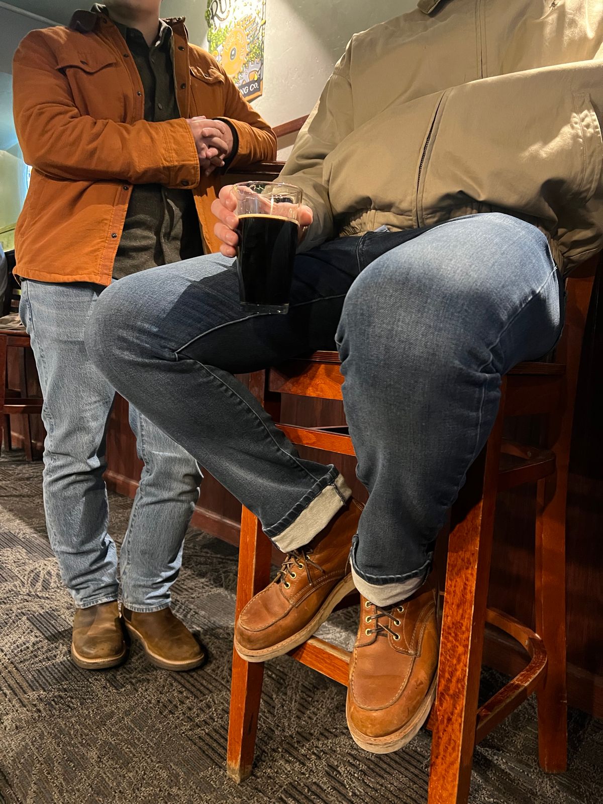 Photo by bootsnfloors on January 18, 2026 of the White's Perry 6" Select in Seidel Tobacco Stampede.