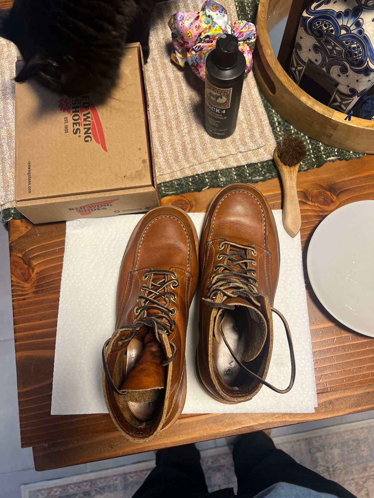 Photo by bootsnfloors on March 4, 2026 of the White's Perry 6" Select in Seidel Tobacco Stampede.